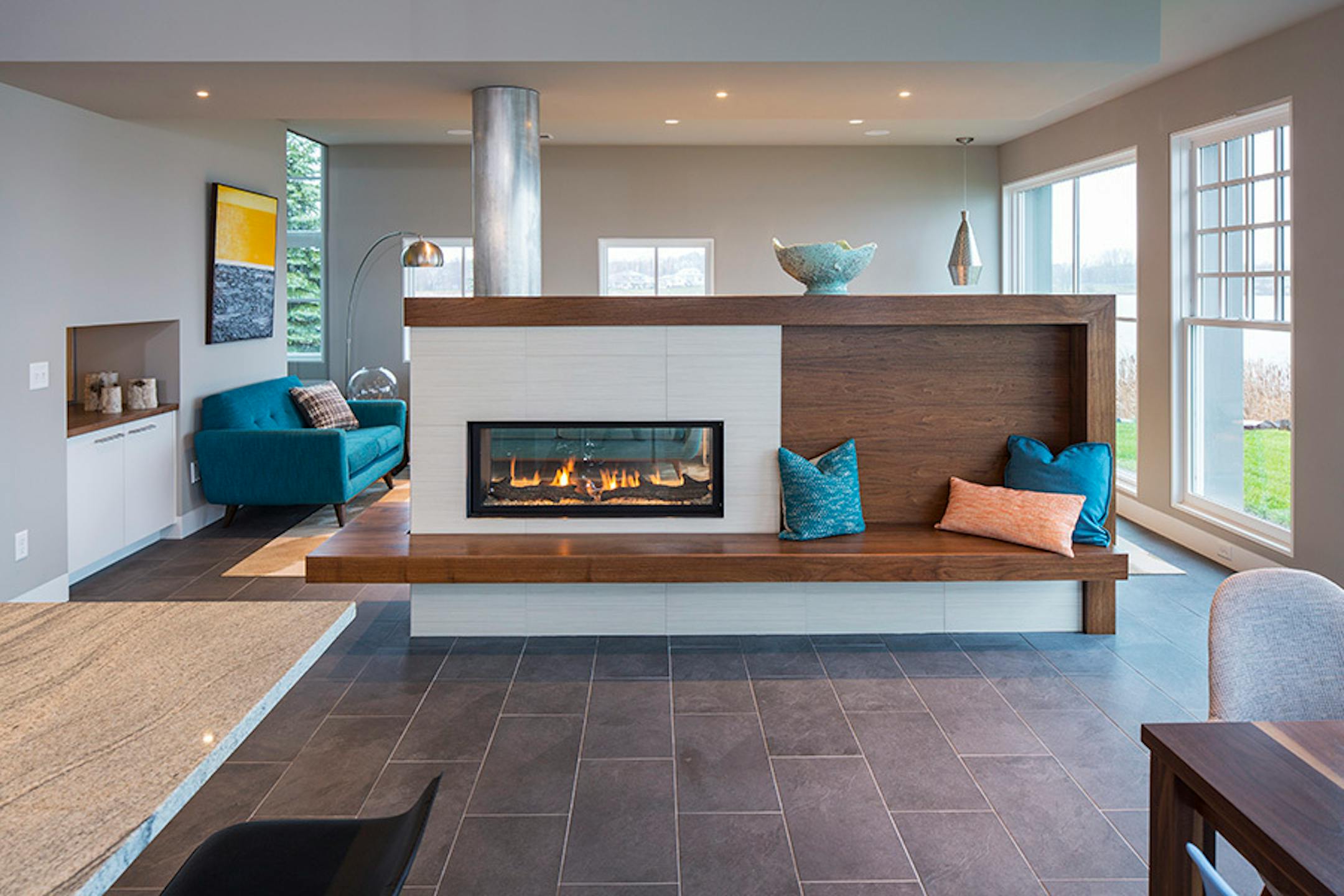 Vatten Liv. New lakeside house combines Scandinavian influenced architecture with open living spaces by Kell Architects.