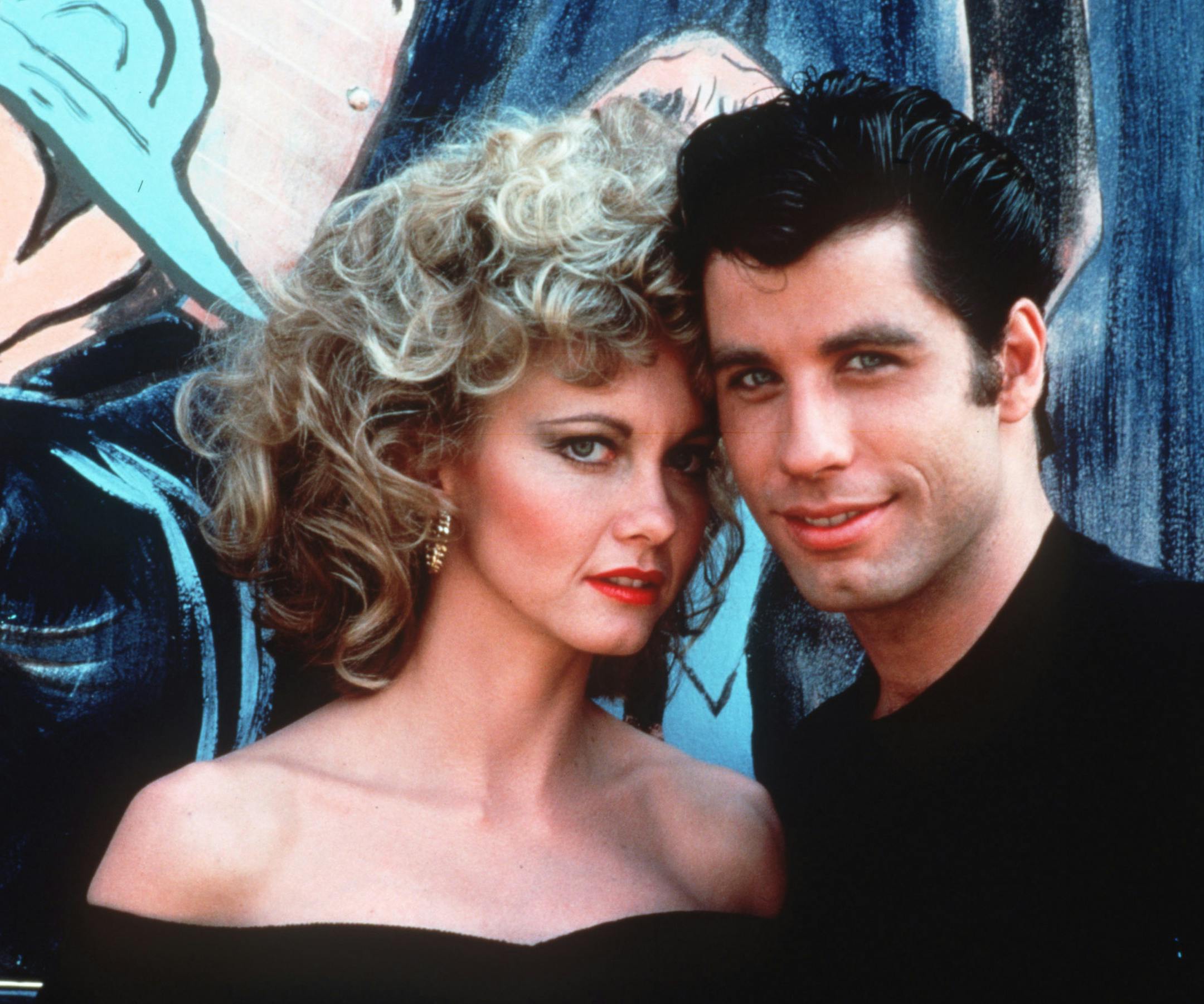 Olivia Newton John (at left) and John Travolta (right) star in the 1978 classic movie musical "Grease." Handout file photo courtesy of Paramount Pictures.