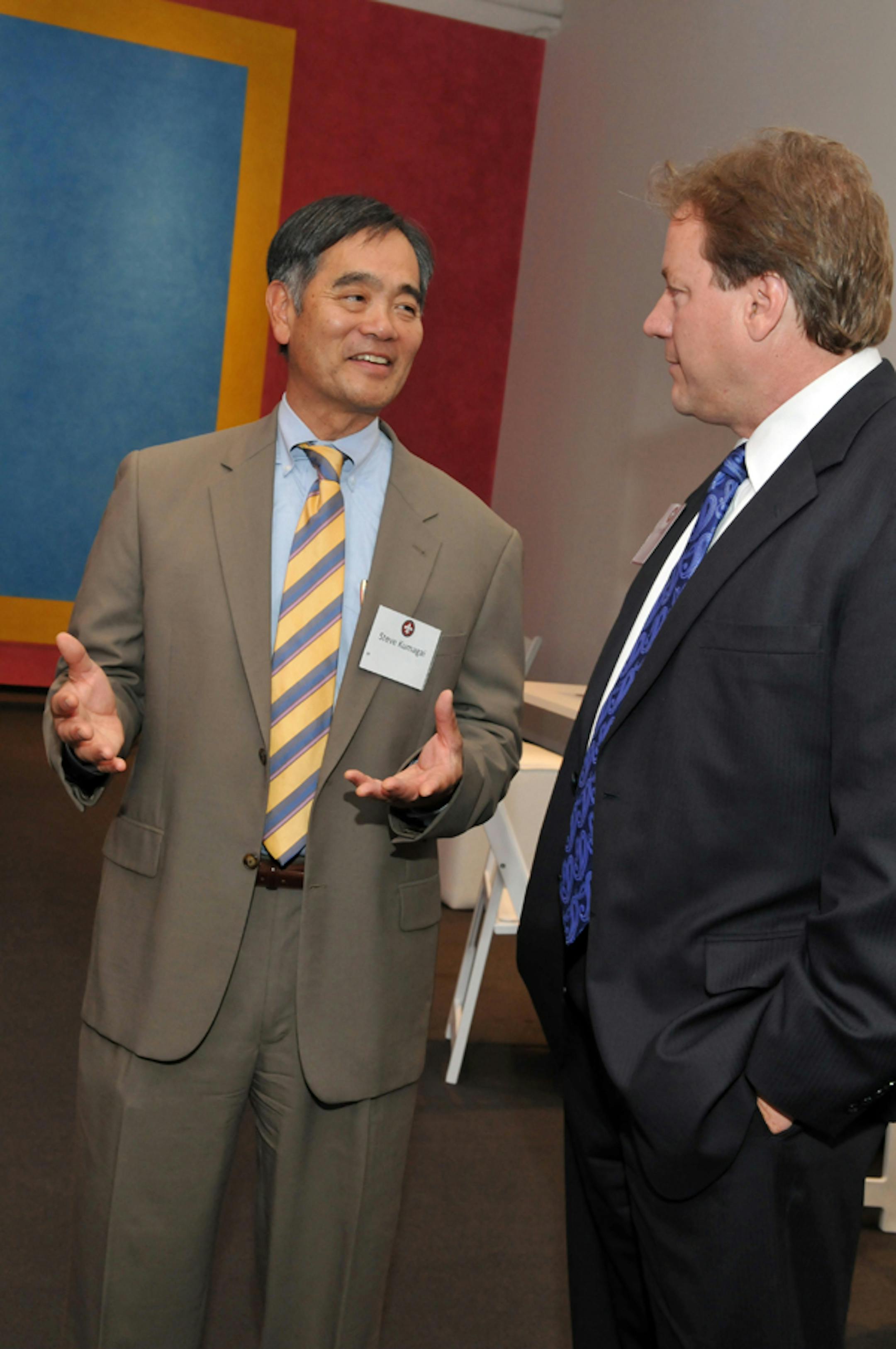 Steve Kumagai and Jim Kolar at the United Way Toqueville Awards