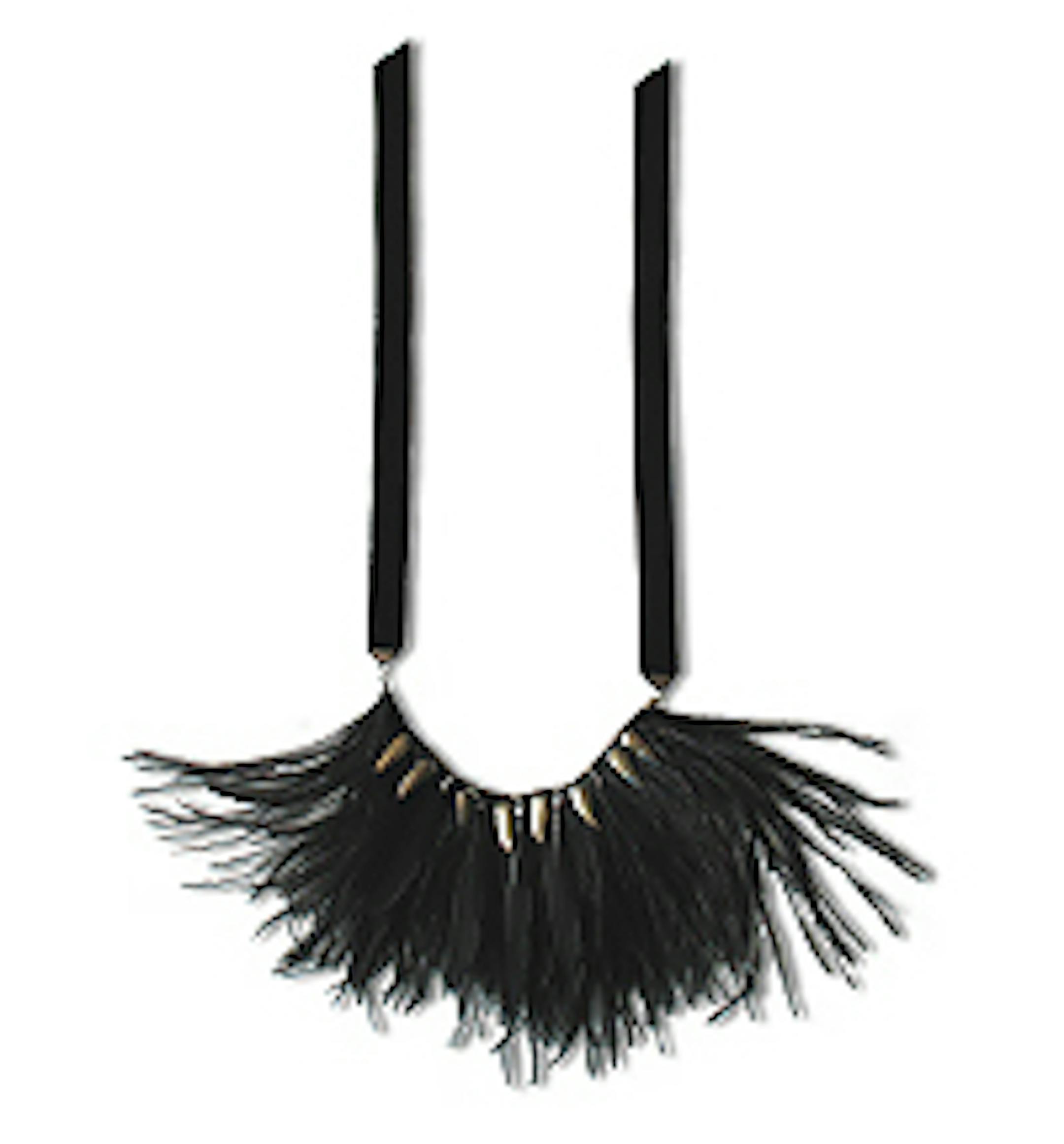 A feather necklace from Ferociter