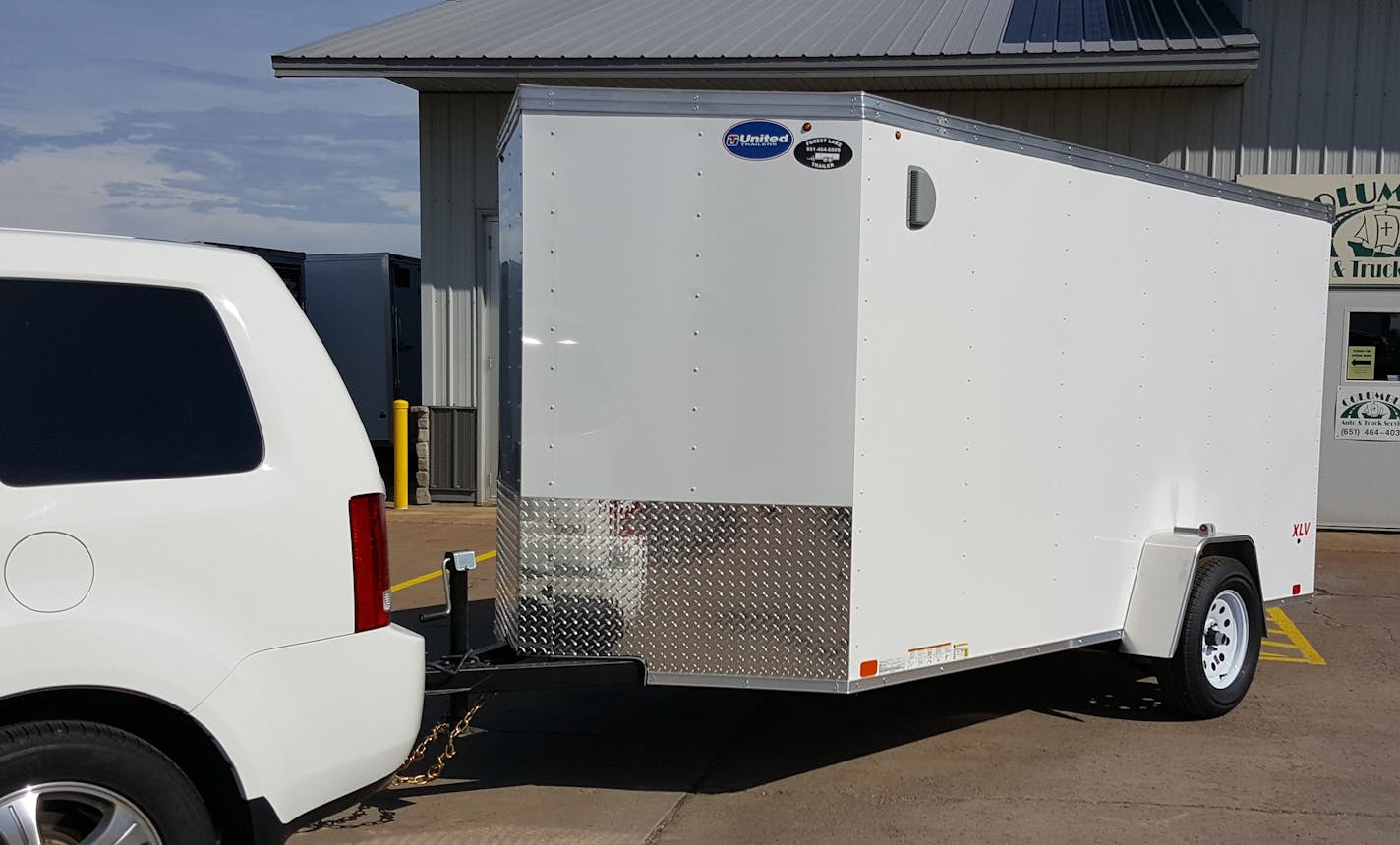 This trailer was stolen from outside the home of the St. Paul Ballet.