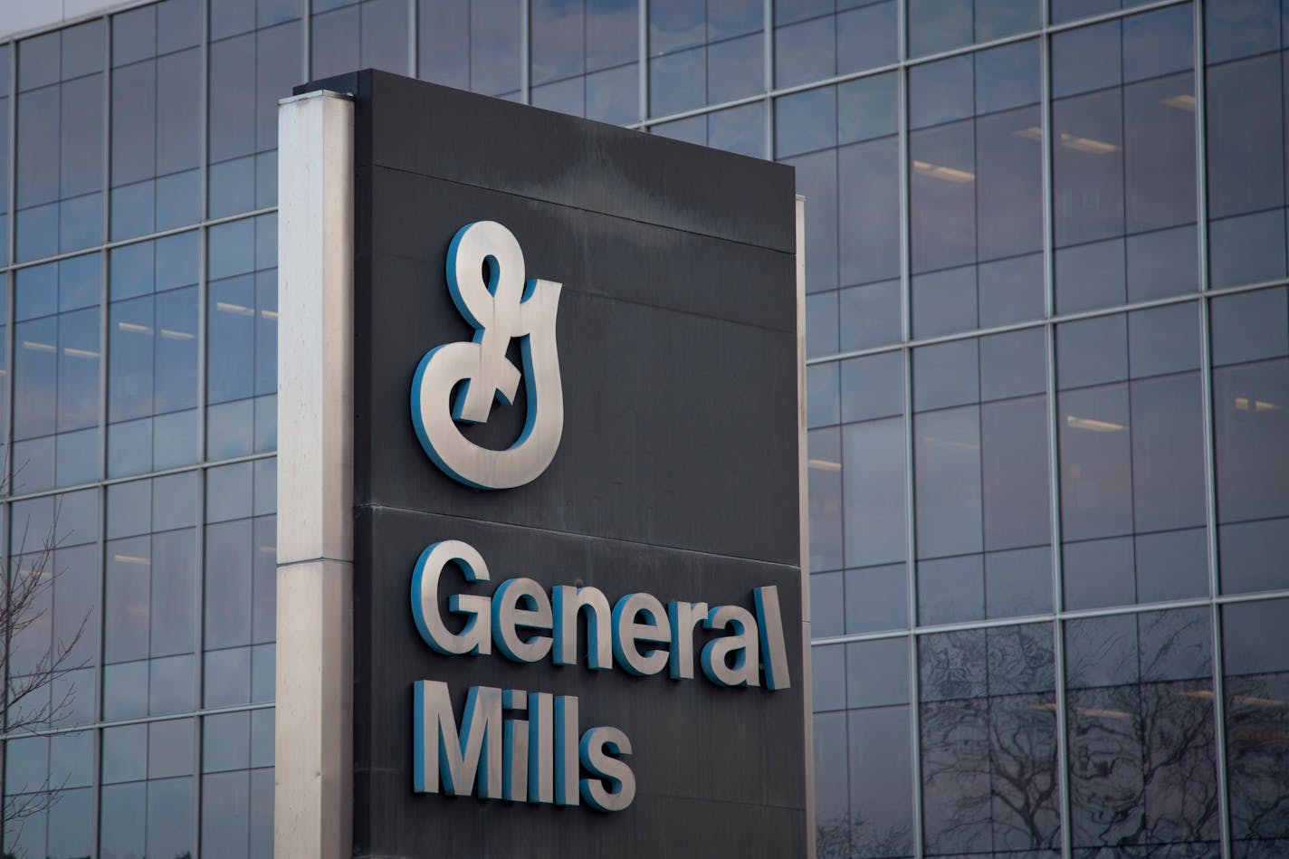 General Mills Inc. global headquarters stand in Golden Valley, Minnesota, U.S., on Saturday, March 15, 2014. General Mills, the maker of Cheerios cereal and Pillsbury baking products, plans to report full third-quarter results March 19. Photographer: Ariana Lindquist/Bloomberg