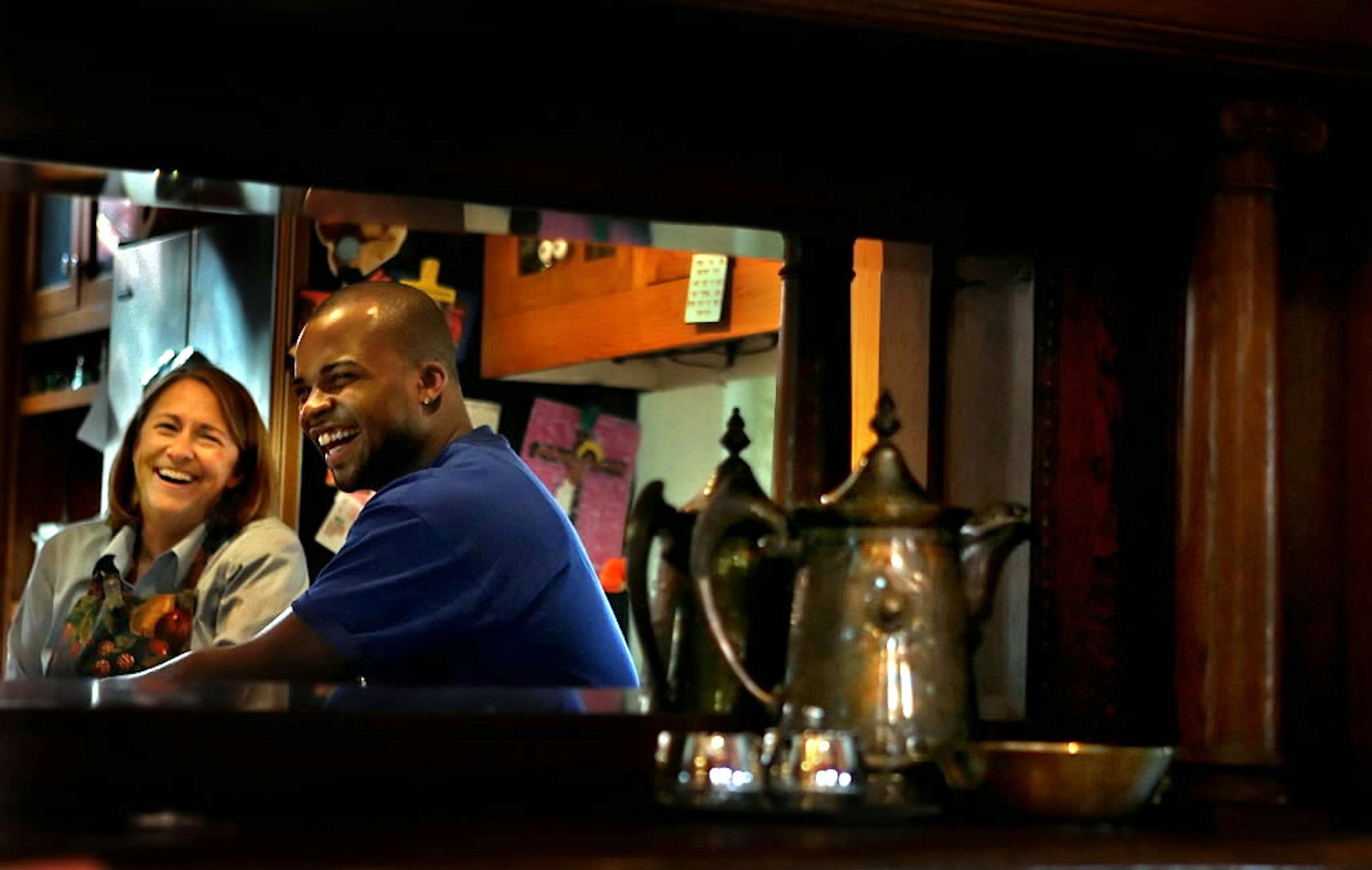 Judy Blaseg has been helping Quentin Moore since Moore's mother passed away. Judy often makes sandwiches for Quentin in the afternoon, after he finishes classes at St. Thomas University.