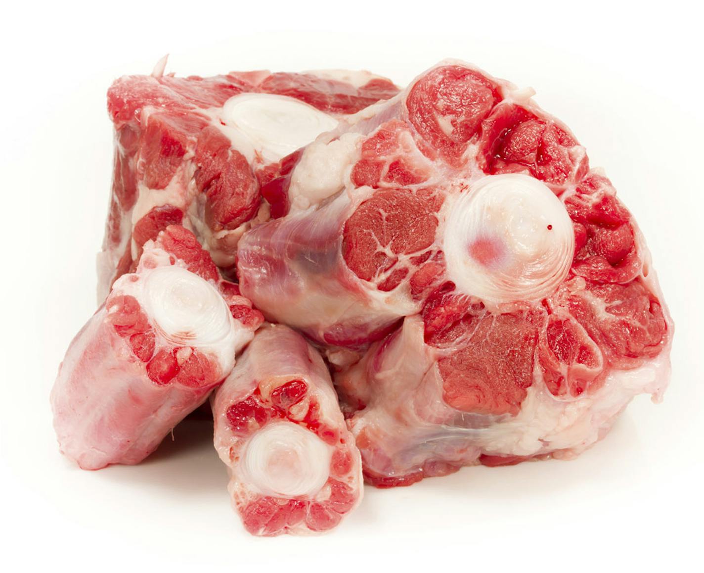 istock photo of bones for making stock, oxtail