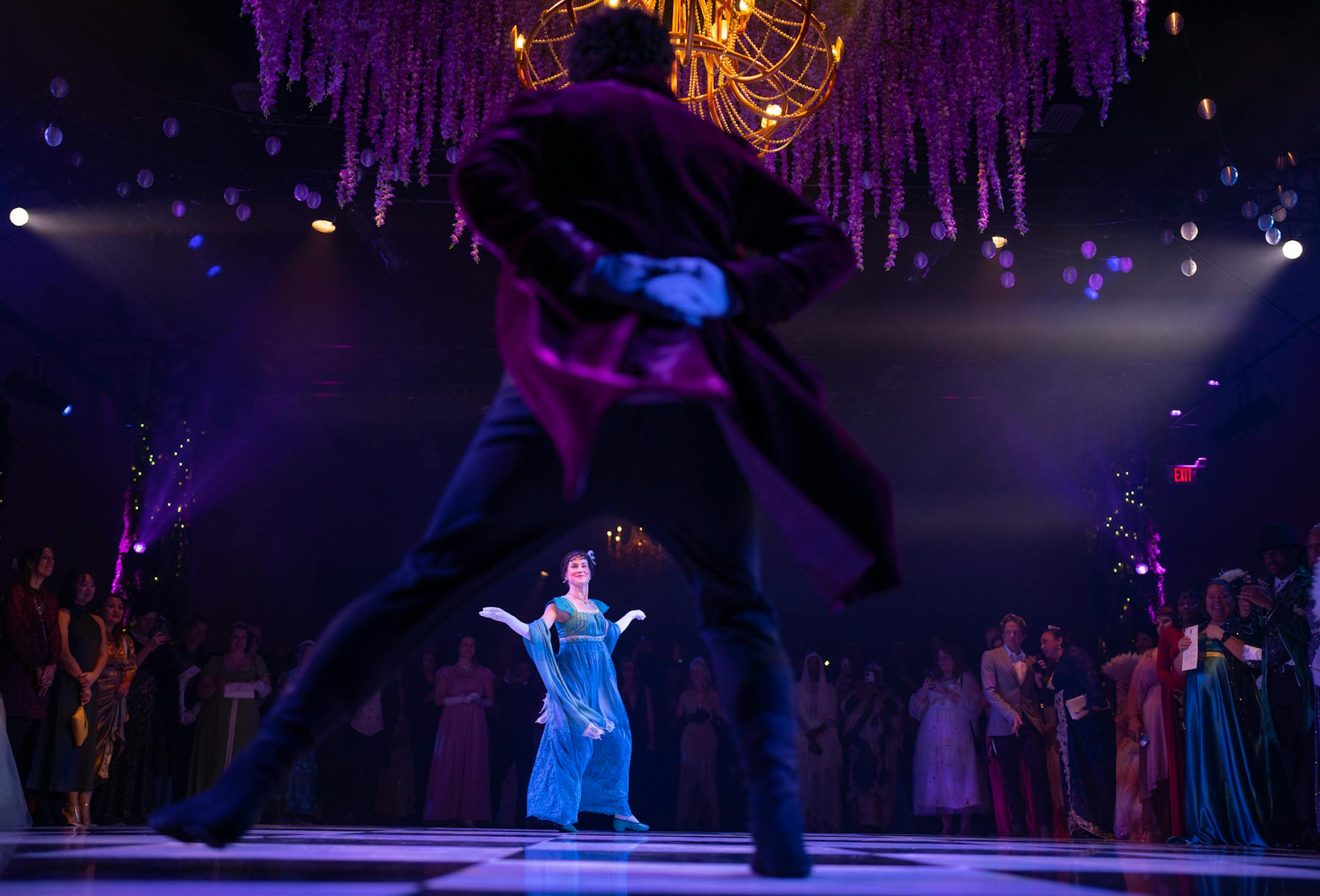 Two company members danced on opening night of The Queen's Ball: A Bridgerton Experience.