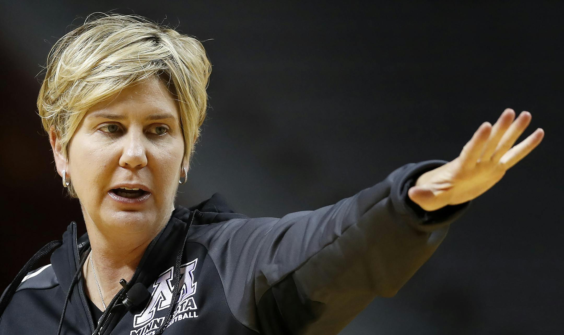 Gophers head coach Marlene Stollings during media day on Wednesday. ] CARLOS GONZALEZ cgonzalez@startribune.com - October 26, 2016, Minneapolis, MN, University of Minnesota Women's Basketball Media Day