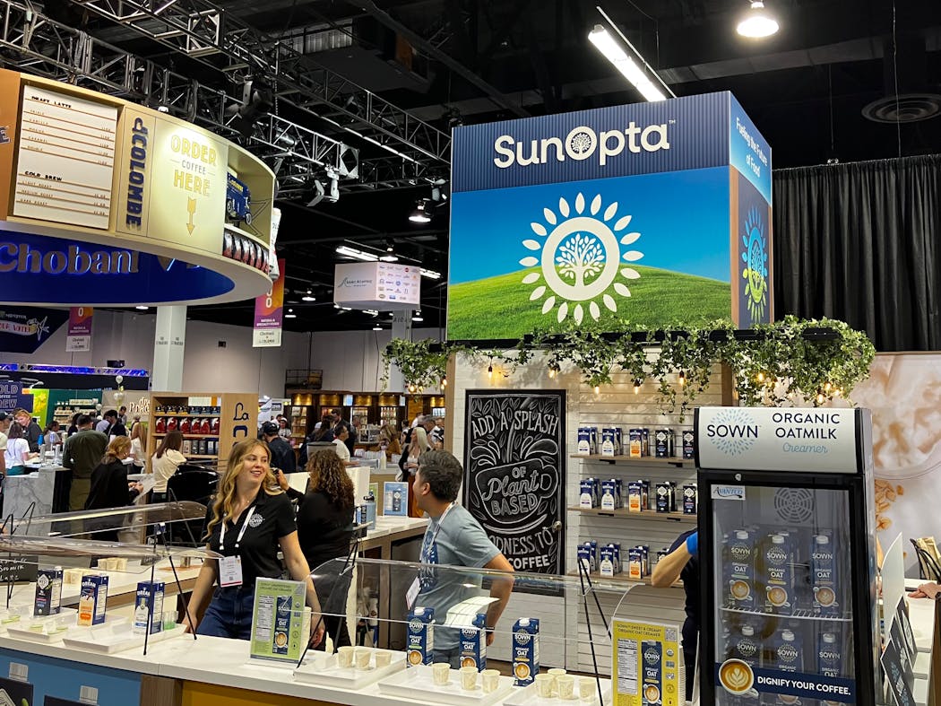 Plant-based milks, like those made by Eden Prairie-based SunOpta, remain the fastest growing plant-based category. 