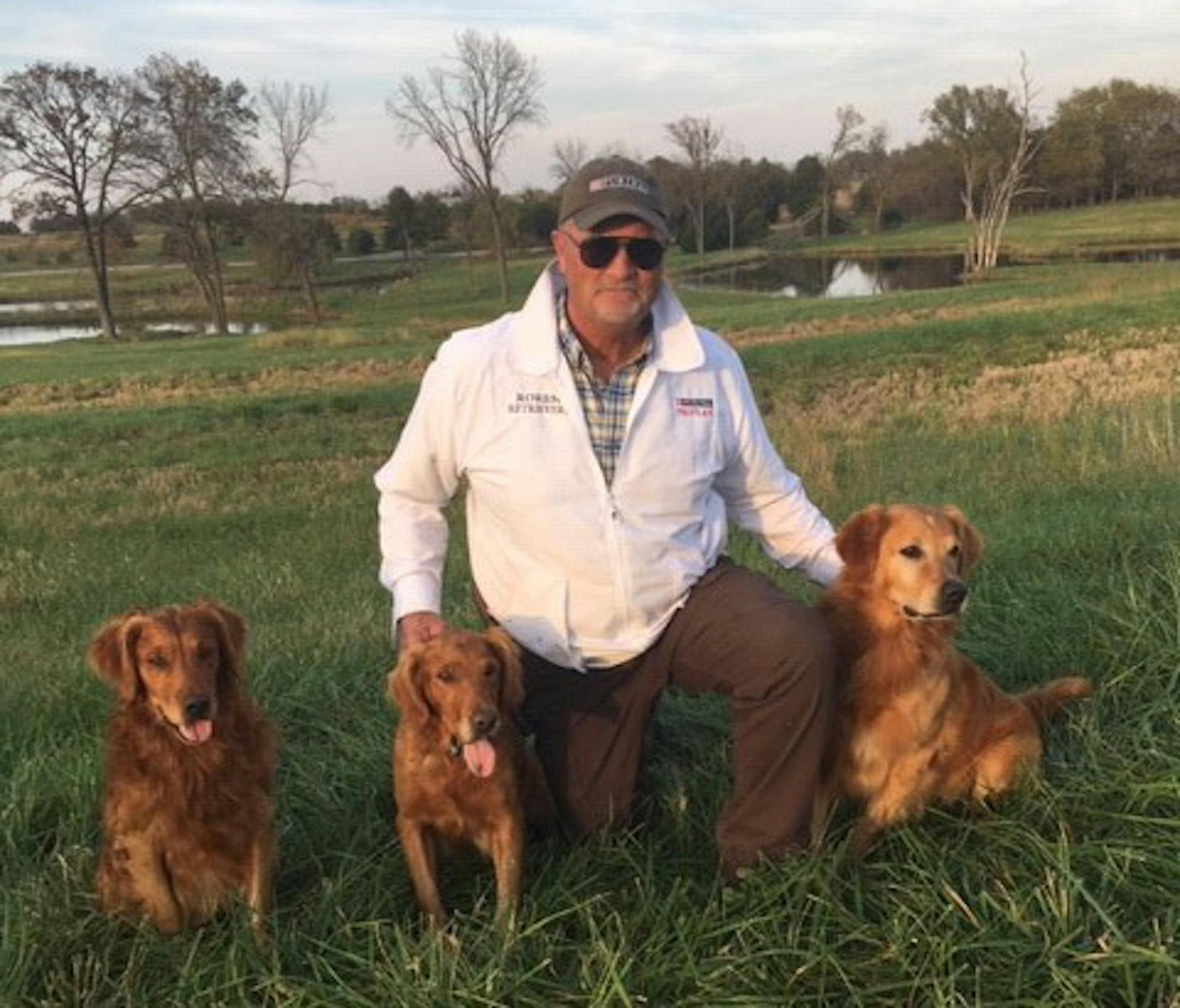 Dave Rorem with some of his charges.