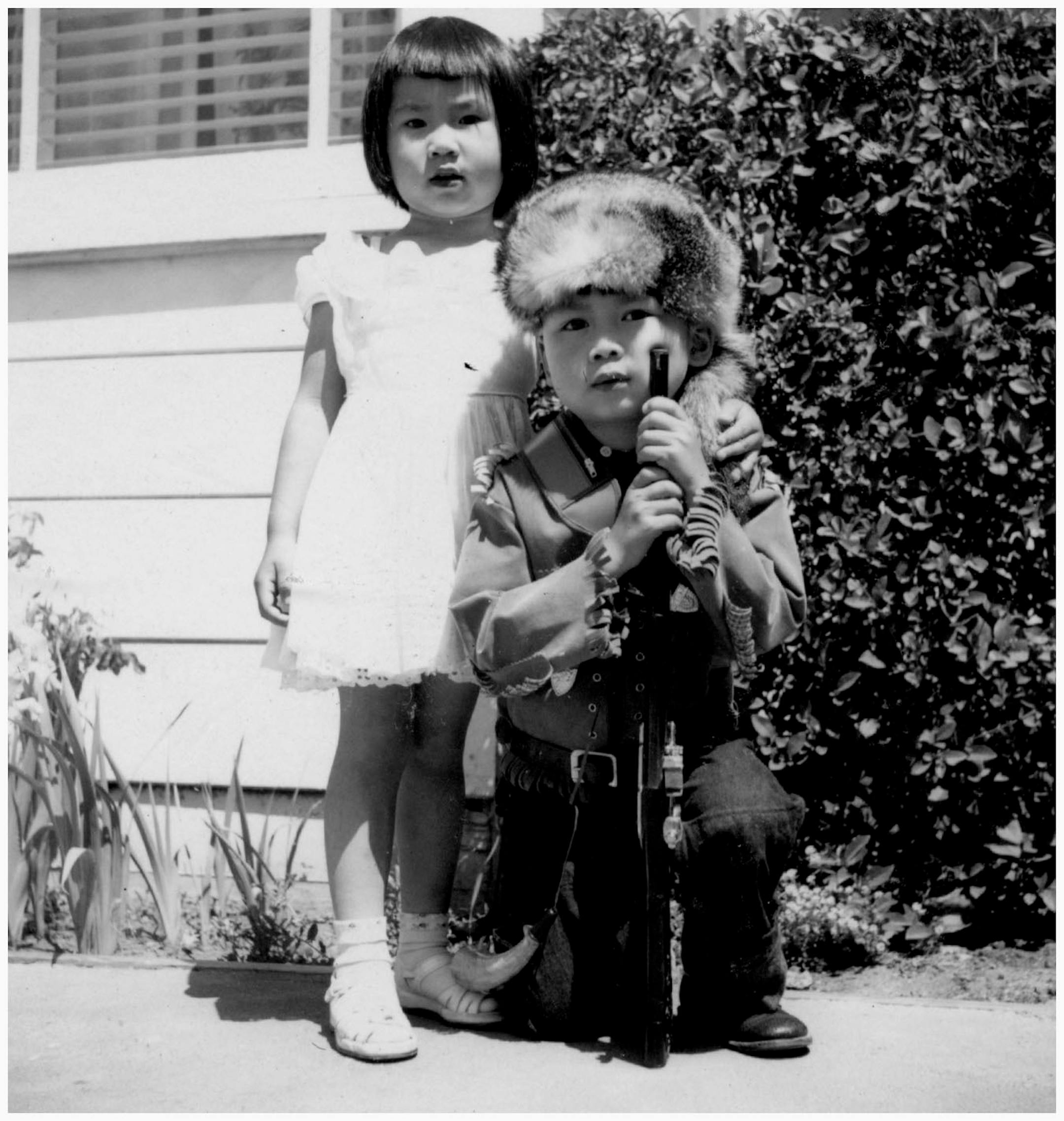 Oakland, 1955: Amy Tan and her brother Peter.