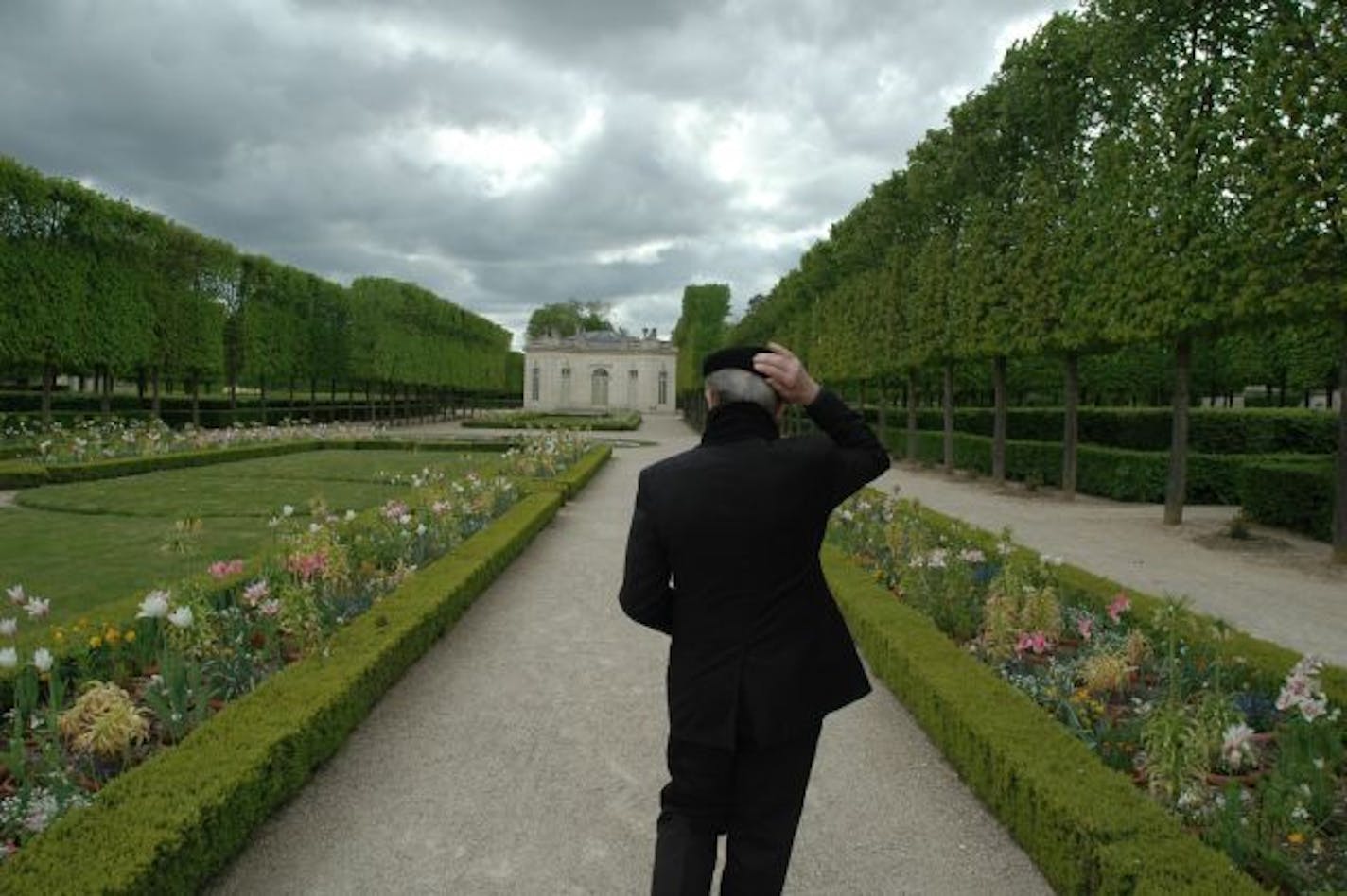 Of all the buildings at Versailles, Frank Schork's favorite is the French Pavilion. "It's the most beautiful building I've ever seen; it's elegant perfection." It was built by Louis XV, who used it as a place to meet with his architect as they worked on plans for the rest of the estate. On nice days, the king also liked to eat strawberries there with his mistress, Madame de Pompadour.