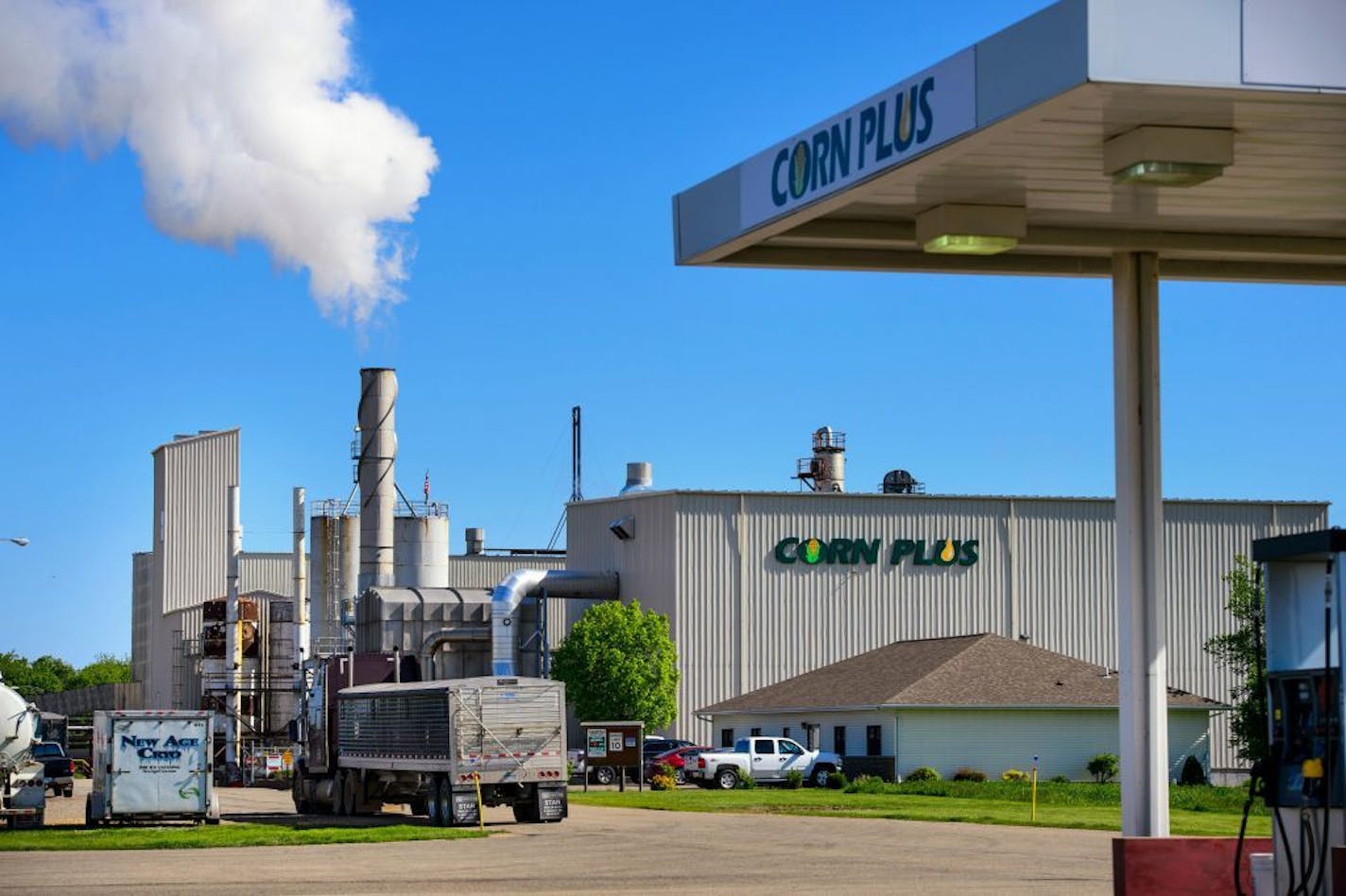 The Corn Plus ethanol plant on May 22, 2015 in Winnebago, Minn.