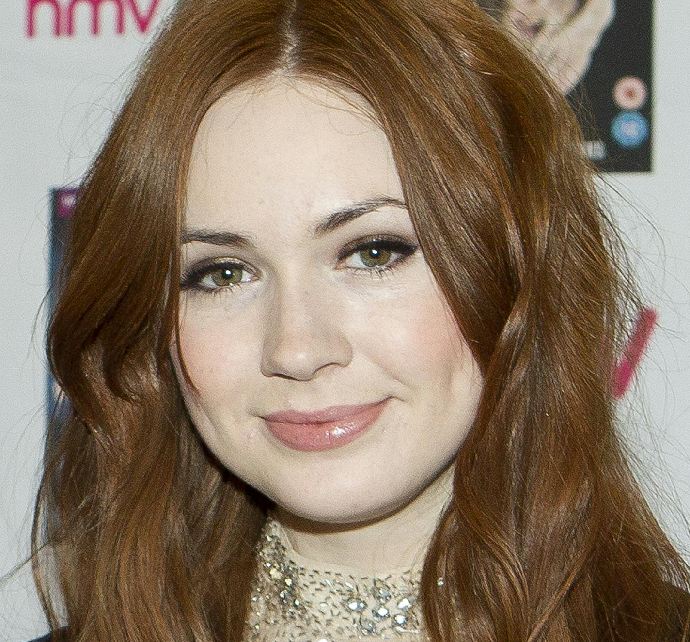 British actress Karen Gillan.