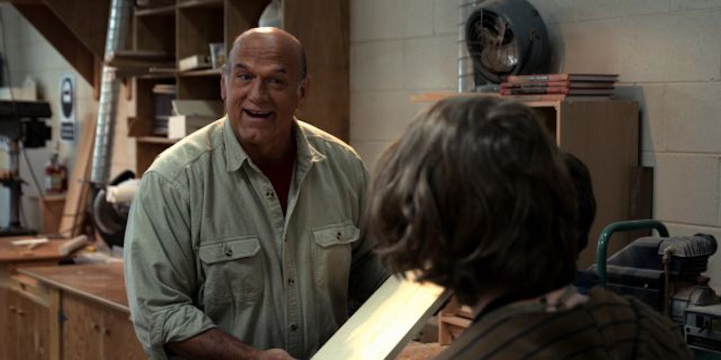 Jesse Ventura in "Woodshop."