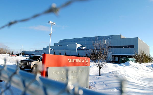 2007: The Northwest Airlines Maintenance Base in Duluth.
