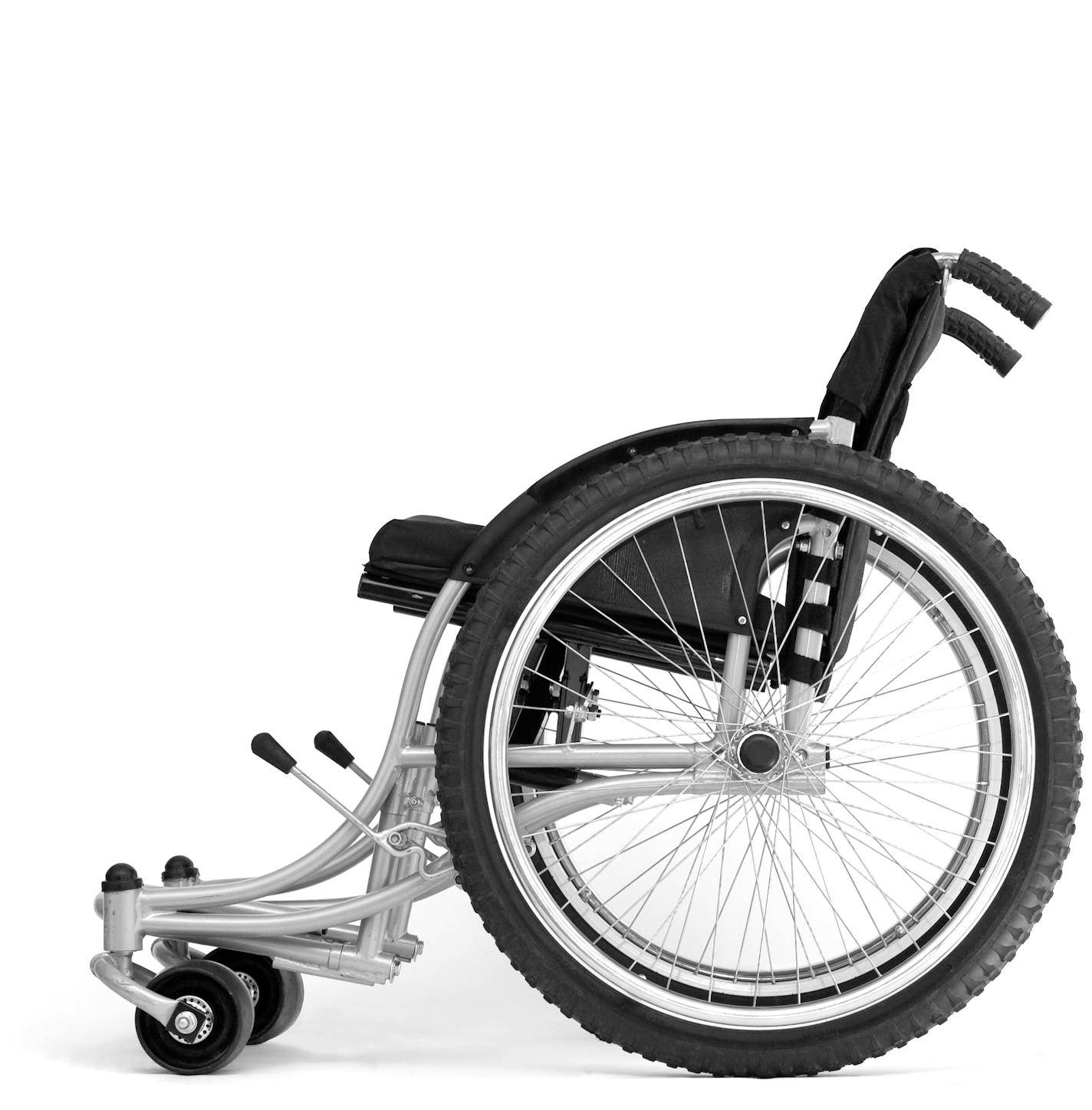WHIRLWIND Wheelchair - a new rugged and nimble wheelchair product that won a 2011 Cool Idea! Award. As part of the award Proto Labs manufactured Whirlwind's side seat panels.
