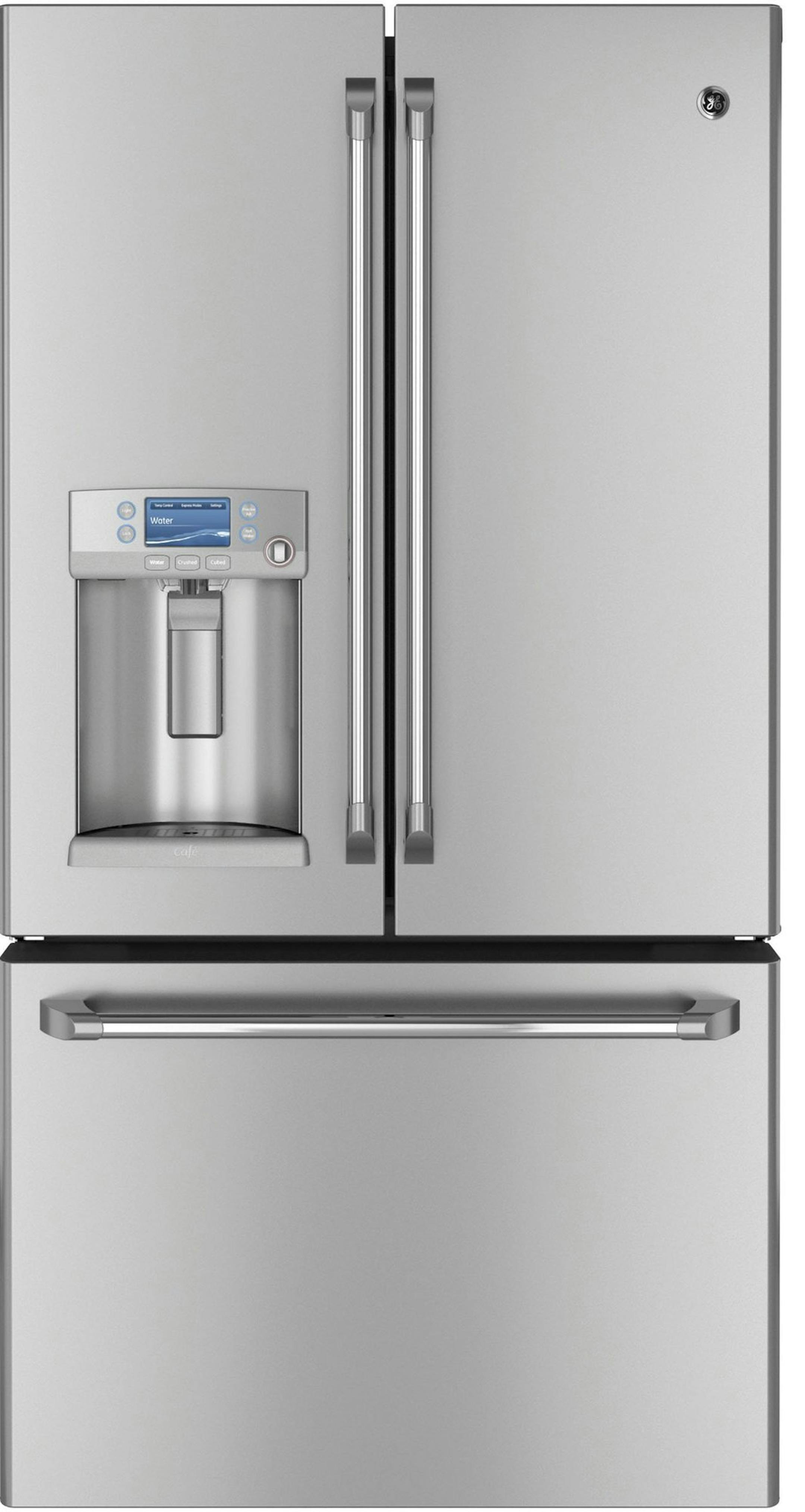 GE Cafe French door refrigerator has a hot-water dispenser in the door. (MCT) ORG XMIT: 1140308