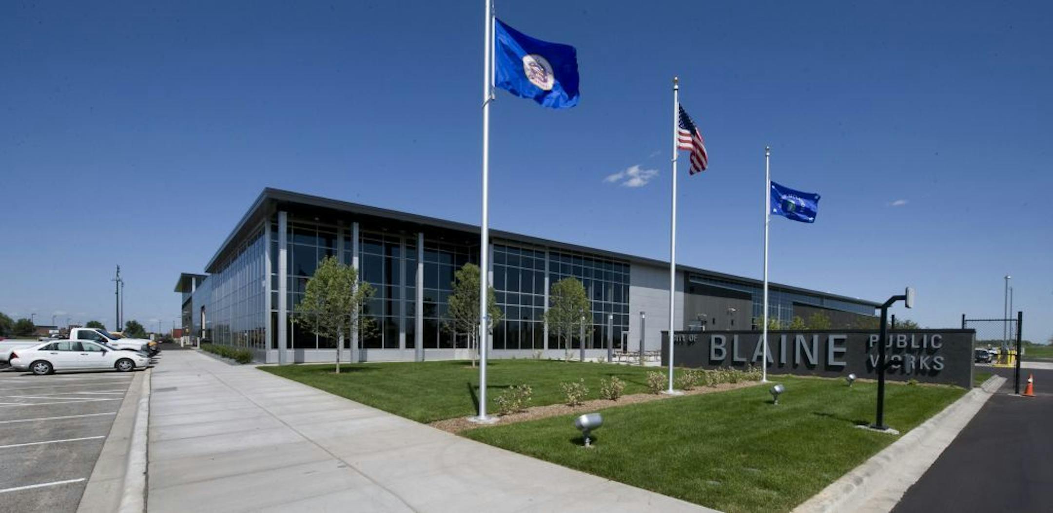 Blaine is finished with a $12.2 million revamp of its public works facility, allowing for office, storage and training space.