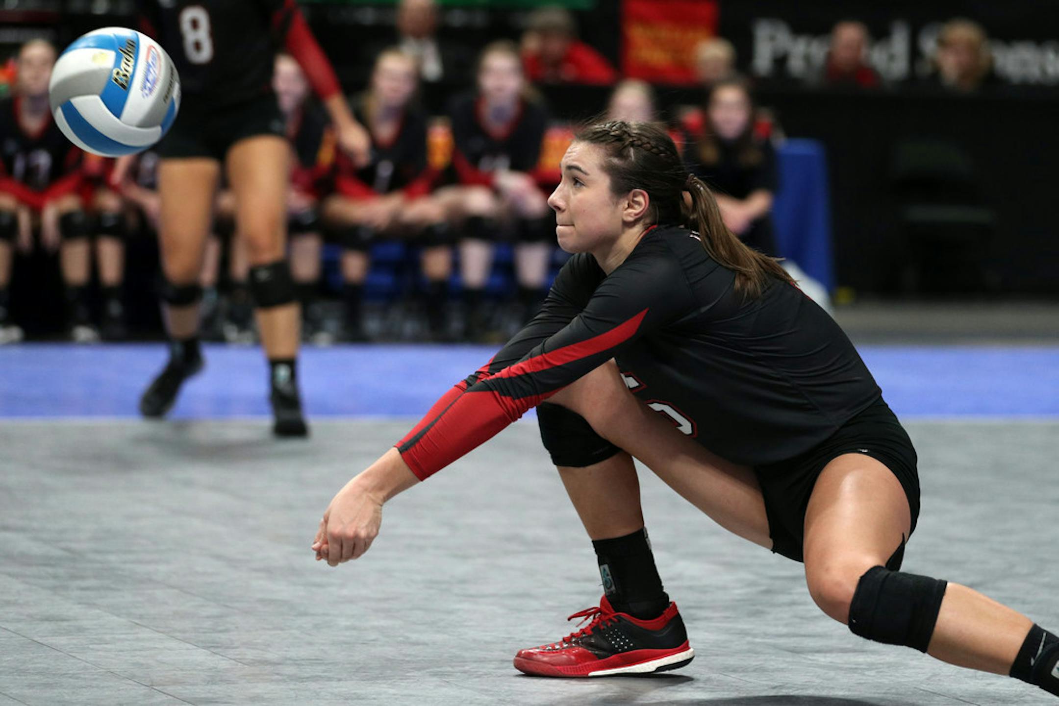 Elizabeth Juhnke's 50 kills, 31 digs and four service aces were part of a potent team effort by Lakeville North in a 3-1 victory over Eagn on Saturday at Xcel Energy Center.