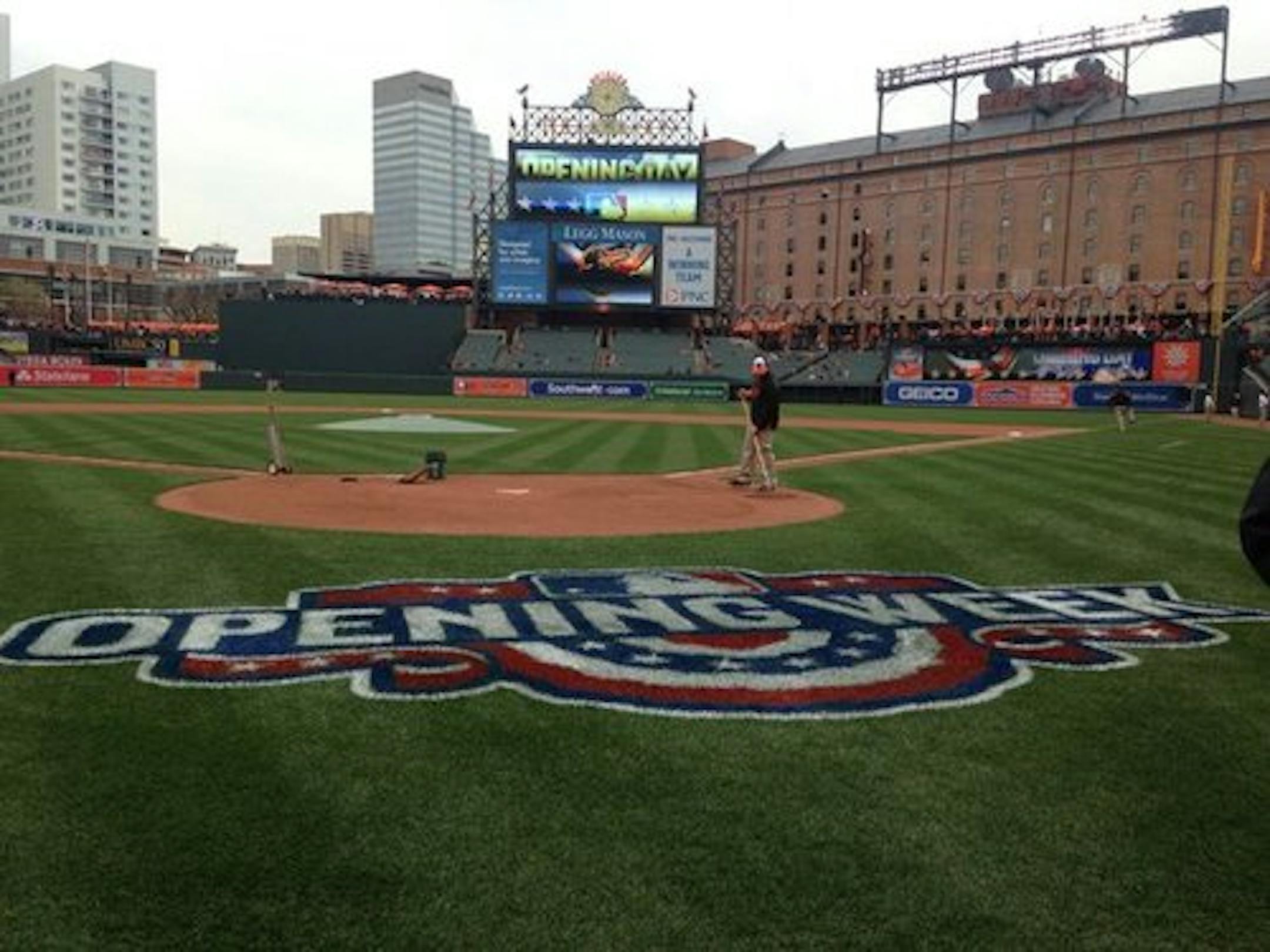 Camden Field on Monday afternoon.