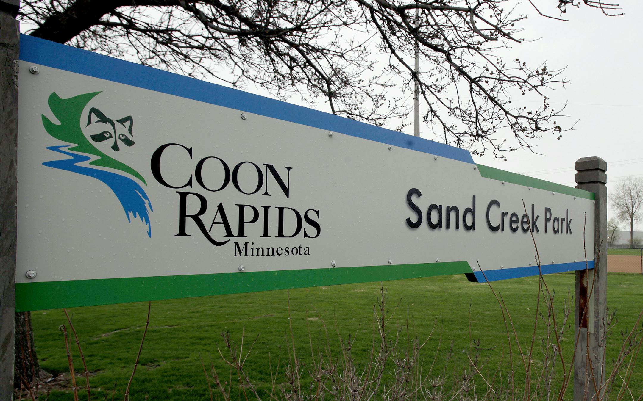 Coon Rapids Sand Creek Park on May 8, 2013. ] JOELKOYAMA&#x201a;&#xc4;&#xa2;joel koyama@startribune.com MAGIC SAXO NUMBER IS 598788 Coon Rapids is poised to move ahead with a $17 milllion parks referendum this November. The city conducted a survey to gauge interest. Council to vote on May 7. If passed by voters, a $17 million parks referendum will include a total overhaul of Sand Creek Park in Coon Rapids. There's ball fields, trails and an older playground there now. Photos of parks activity th