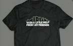T-shirts reading "With a Little Help From My Friends" went on sale last month to benefit the Twin Cities Music Community Trust.