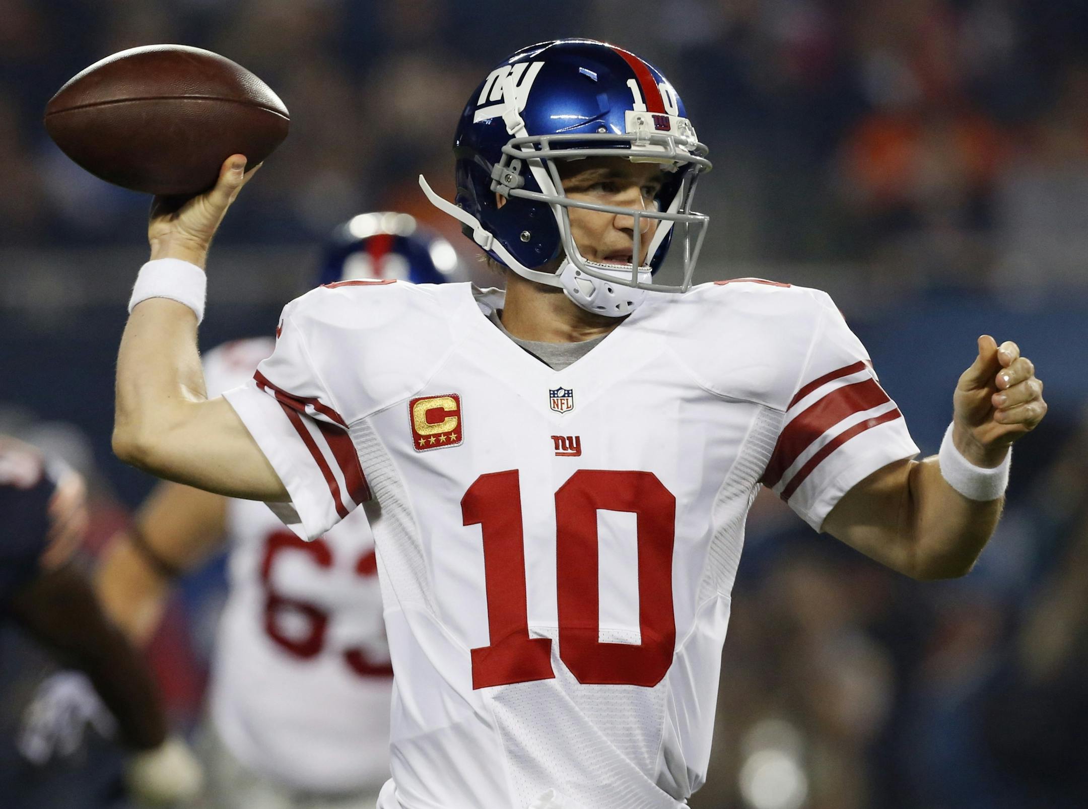 New York Giants quarterback Eli Manning