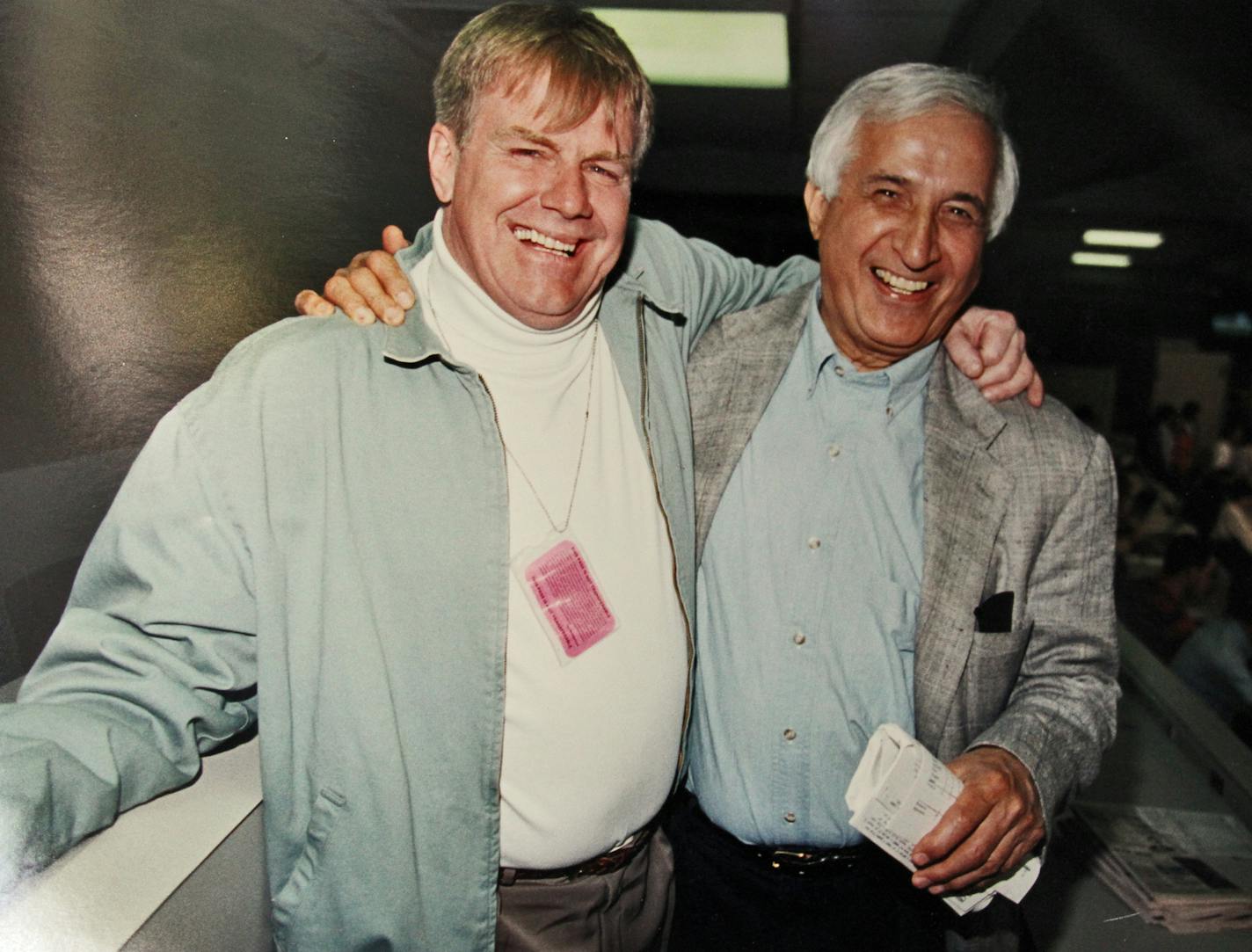 The eclectic belongings of the late Dark Star soon to be sold at a local estate sale. Dark Star, left, and Sid Hartman in happier days. (MARLIN LEVISON/STARTRIBUNE(mlevison@startribune.com (cq )