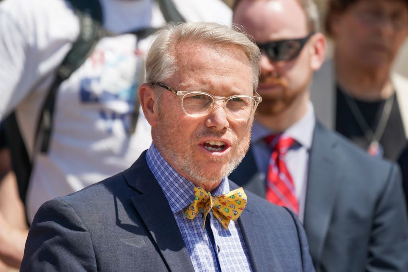 "Minnesota's voters, regardless of political affiliation, should not have their choices limited by a small group of party leaders," said state Rep. Raymond Dehn, one of two DFL legislators who want to open the GOP primary to more candidates. Dehn, above, is seen in May at the State Capitol.