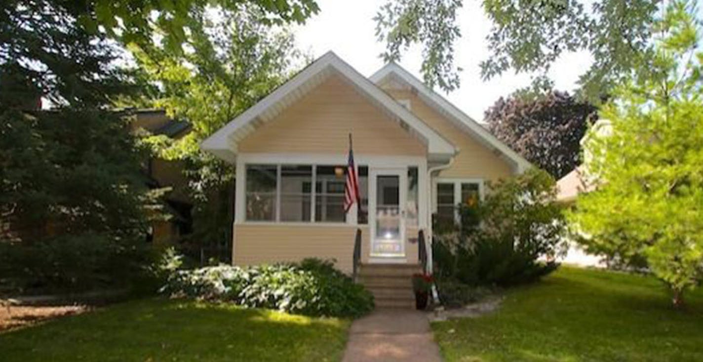 ... St. Paul
Built in 1925, this three-bedroom, three-bath house located in the Macalester-Groveland neighbhorhood has 2,049 finished square feet and features an upper level master bedroom with private sitting area, formal dining room, hardwood floors, fireplace,central air conditioning, full finished basement, patio and one-car detached garage. Listed by Claire Miller, Edina Realty, 651-225-3930.