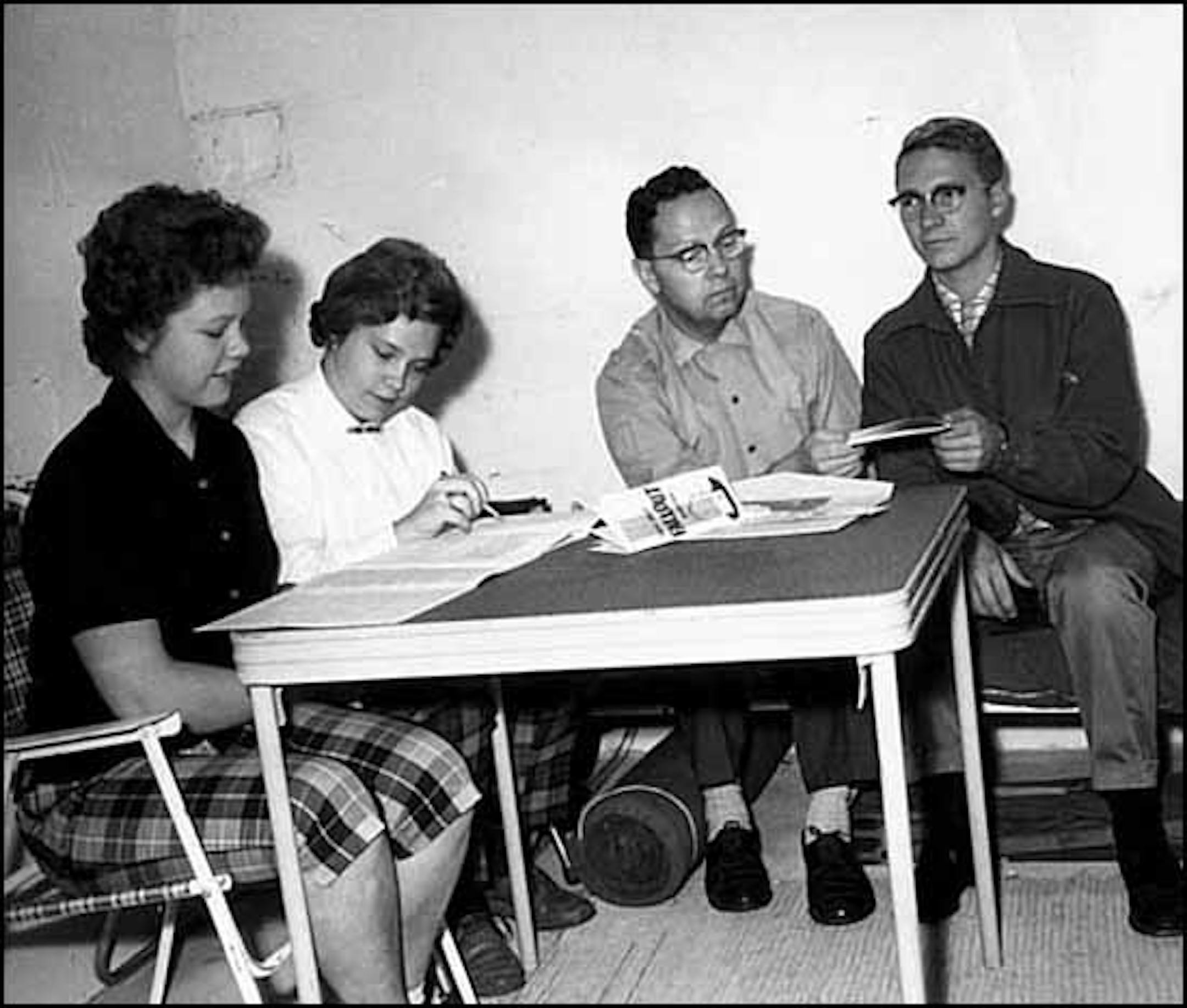 Roseville bomb shelter, 1961