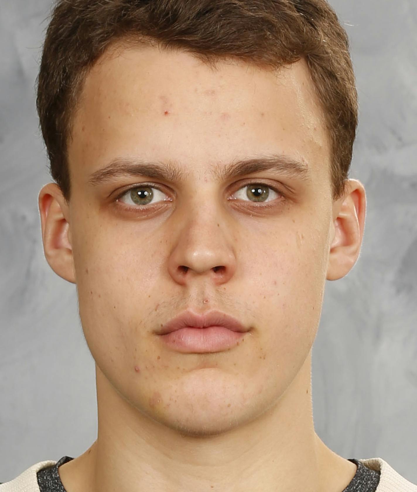 ST. PAUL, MN - SEPTEMBER 22: Joel Eriksson Ek #54 of the Minnesota Wild poses for his official headshot for the 2016-2017 season on September 22, 2016 at the Xcel Energy Center in St. Paul, Minnesota. (Andy King/NHLI via Getty Images) *** Local Caption *** Joel Eriksson Ek ORG XMIT: 670947917 ORG XMIT: MIN1610221658333542