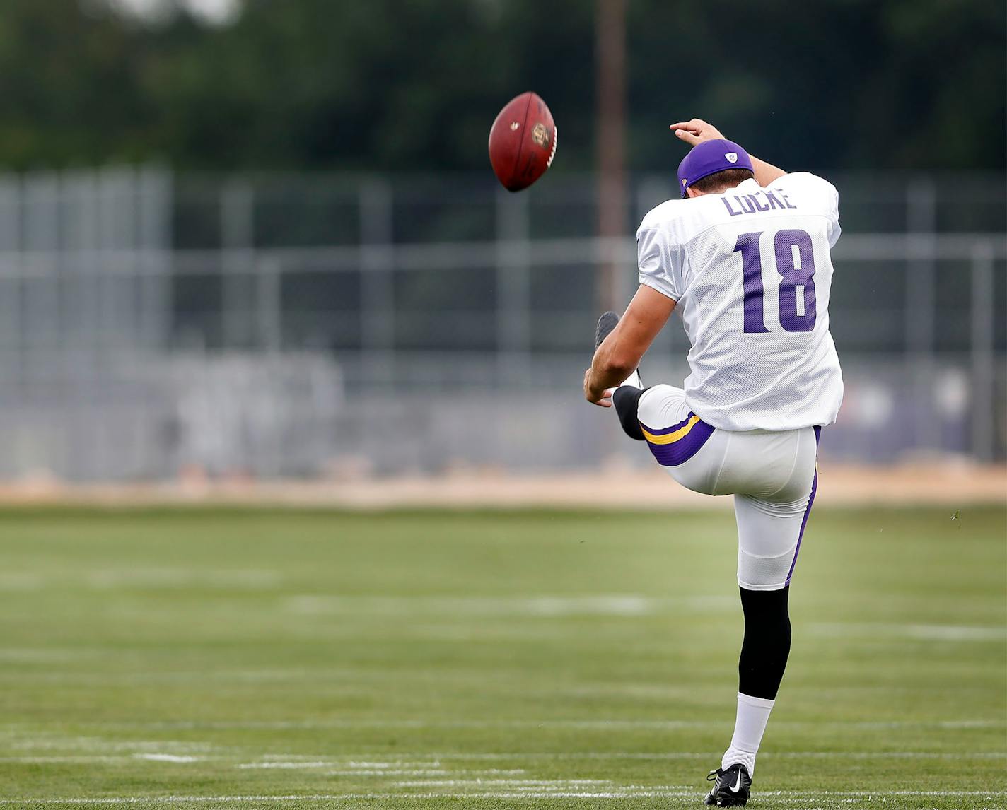 Vikings punter Jeff Locke