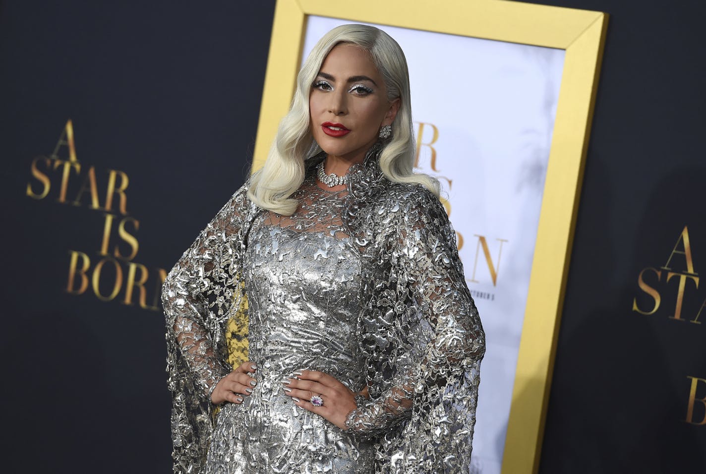 Lady Gaga is a finalist for top song and record, both for "Shallow."