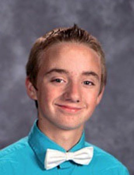 Hunter Boutain, 14, died Thursday, July 9, 2015.