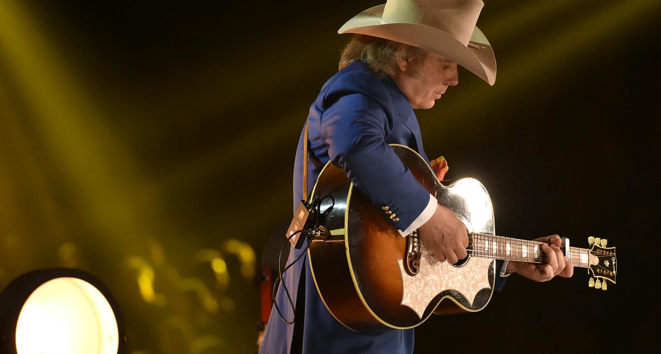 Dwight Yoakam at the 57th annual Grammy Awards on Sunday, Feb. 8, 2015, in Los Angeles. (Photo by John Shearer/Invision/AP) ORG XMIT: CACJ367