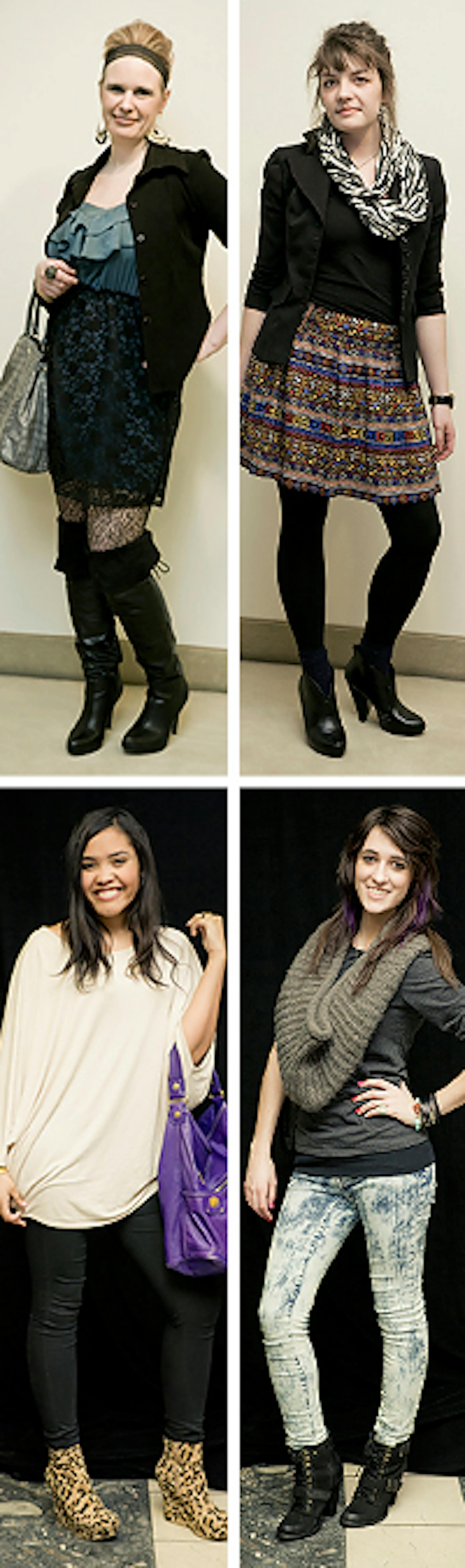 Clockwise from top - Kristin Arnold, Jana Bergstedt, Sarah 'Rah' Riley, Liza Mazyck