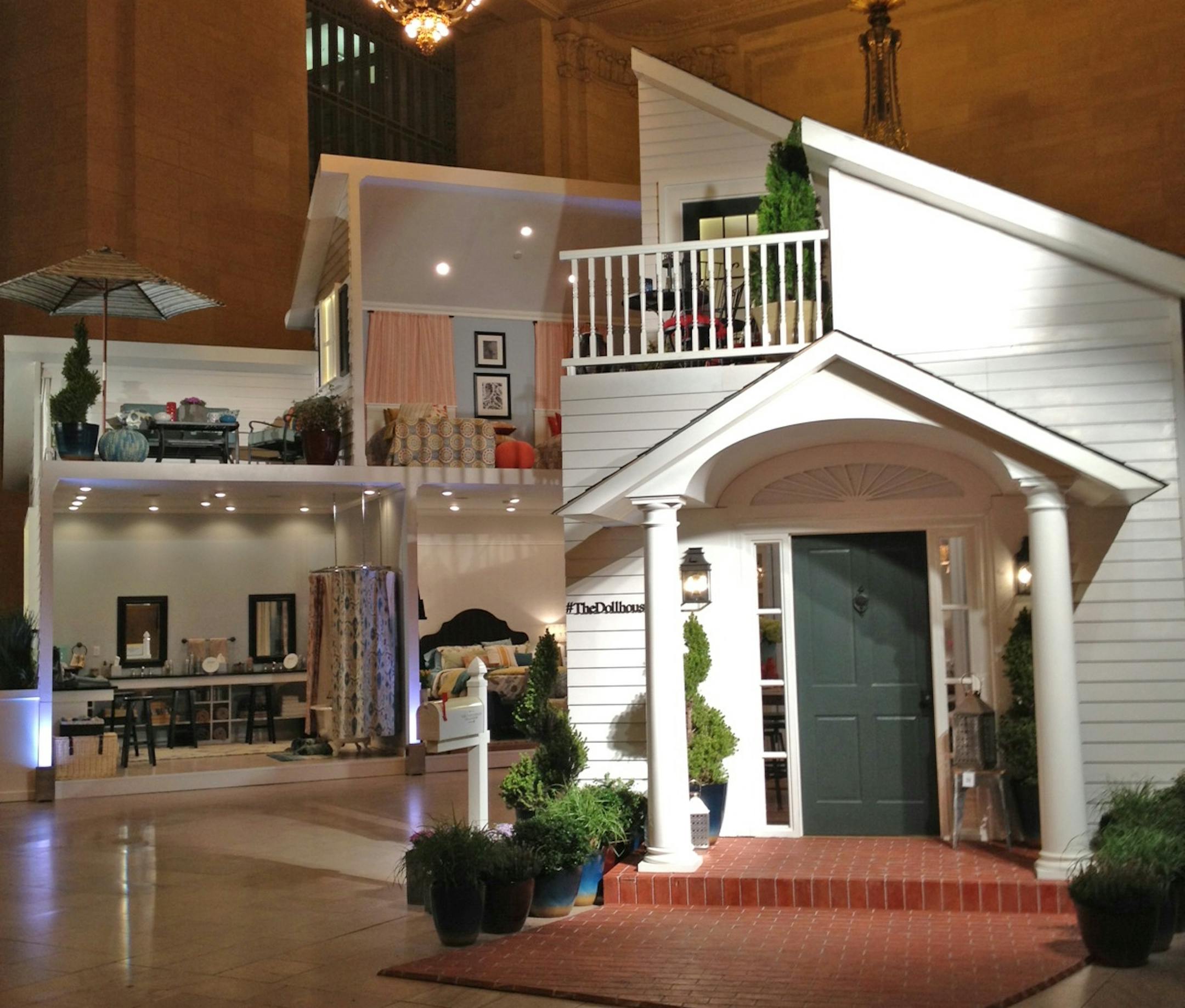 Target Corp. unveiled the Dollhouse in Grand Central Station on Monday: a 1,600-square-foot replica of a house.