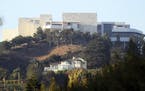 The Getty Center is seen after a wildfire swept through Los Angeles' Bel Air neighborhood Wednesday, Dec. 6, 2017. The Getty Center, the $1 billion ho