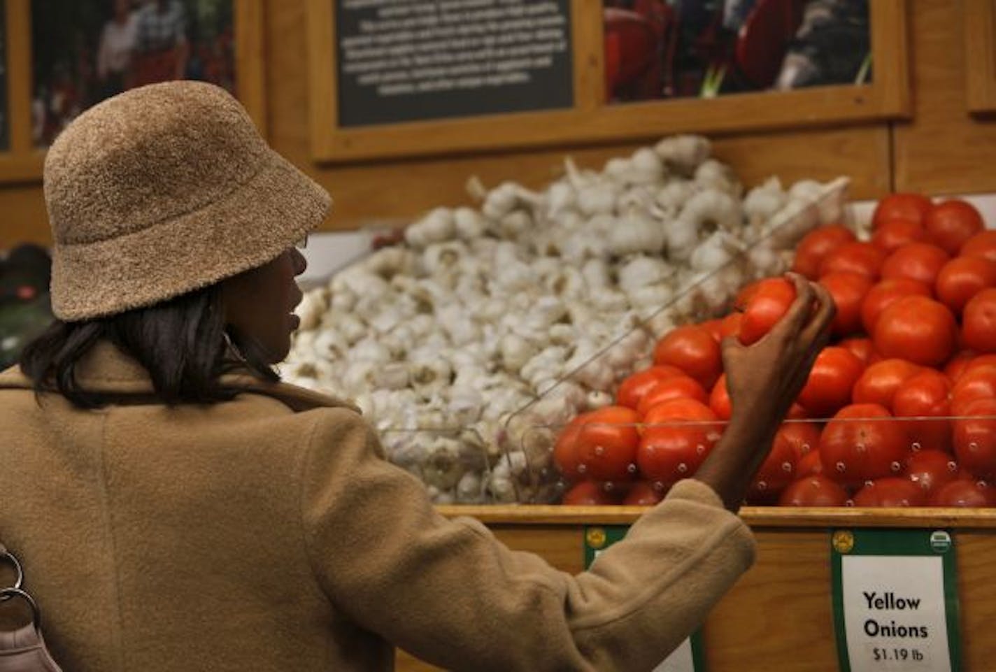 Chingwell Mutombu of Golden Valley, Mn is a regular shopper at The Wedge in Minneapolis, Mn. She stops by daily to pick up fresh produce because of the organic and local foods that The Wedge offers its clients. She said, "You are what you eat", which is the main reason she shops local and organic.