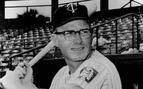 Rich Rollins, shown in April 1964, made two All-Star game appearances and played in the 1965 World Series with the Twins.