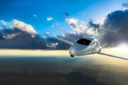 A flying car prototype made by Oregon-based Samson Sky.
