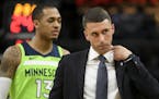 Timberwolves interim coach Ryan Saunders would like the interim tag removed for next season.