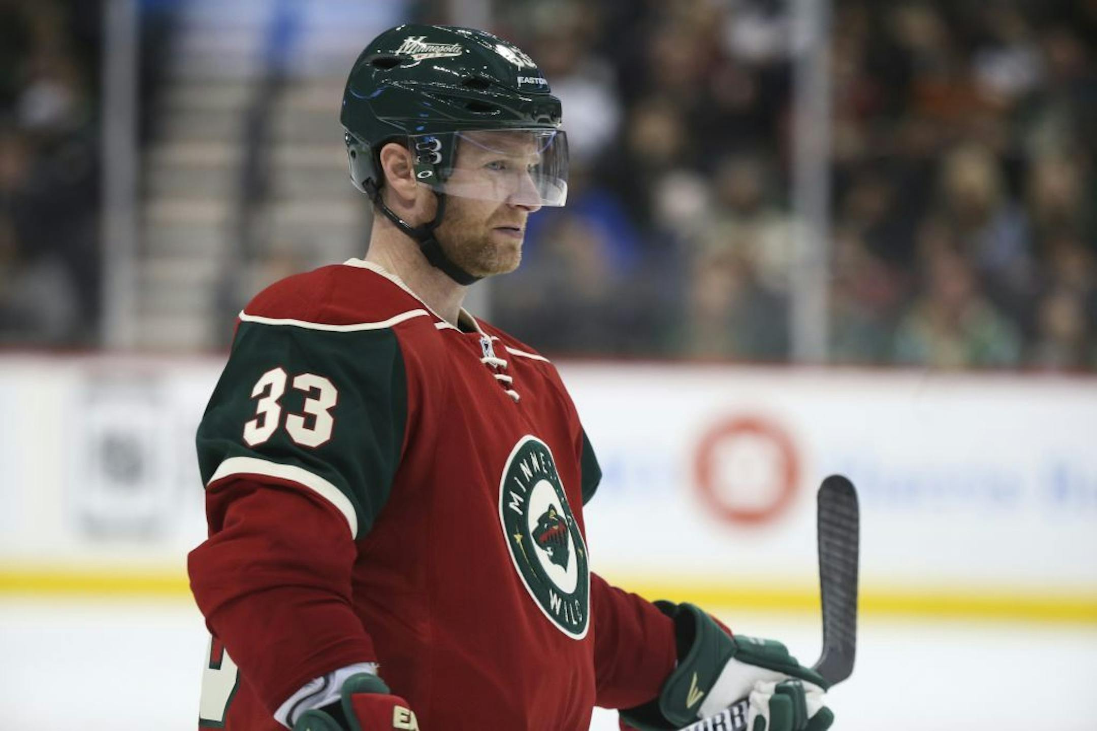 Former Golden Gopher Jordan Leopold played his first Wild game Tuesday.