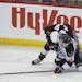 Anoka's Jared Wilber and Eden Prairie's Andrew Erwin both earned holding penalties in the second period Thursday night.