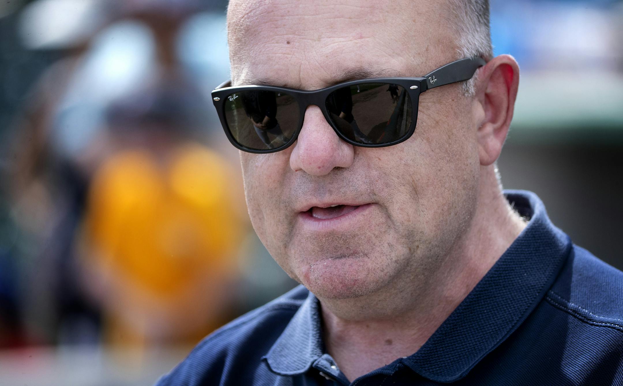 Minnesota Twins president Dave St. Peter. ] CARLOS GONZALEZ • cgonzalez@startribune.com – Fort Myers, FL – February 17, 2020, CenturyLink Sports Complex, Hammond Stadium, Minnesota Twins, Spring Training