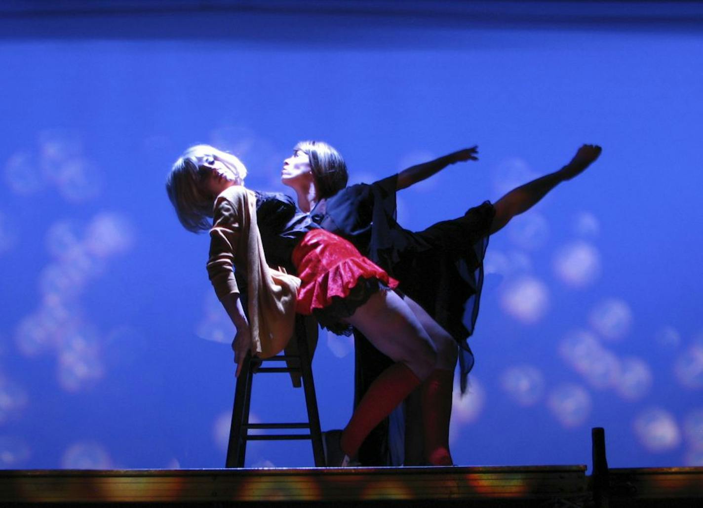 Stephanie Fellner and Lisa Conlin in "Cinderella" at Ballet of the Dolls.