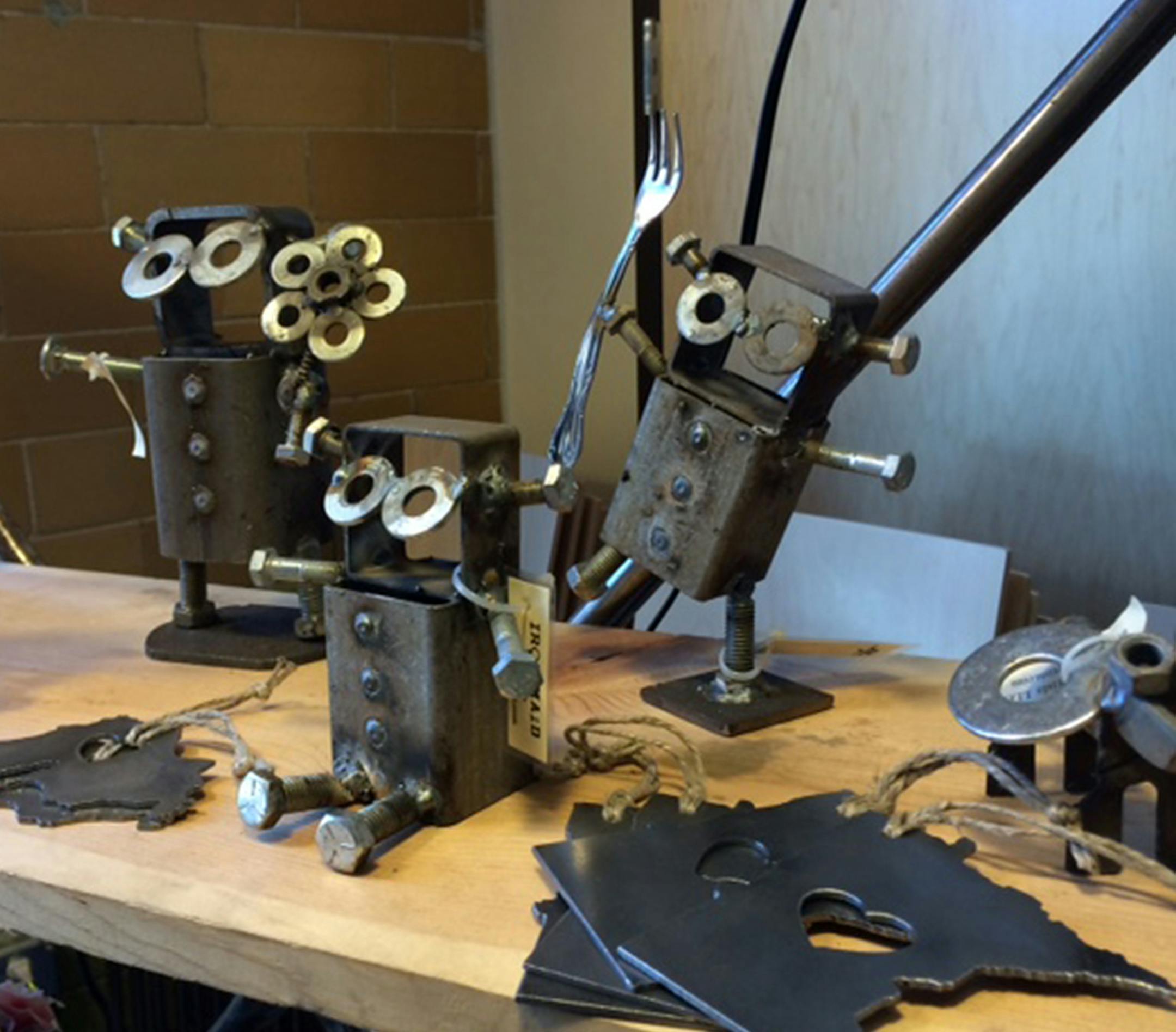 Samples of Minnesota-made products displayed by vendors April 11 in St. Paul at the HAMM Festival, which stands for Help A Minnesota Maker Succeed. liz.sawyer@startribune.com