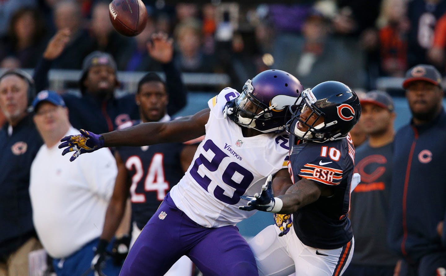 Minnesota Vikings cornerback Xavier Rhodes (29)