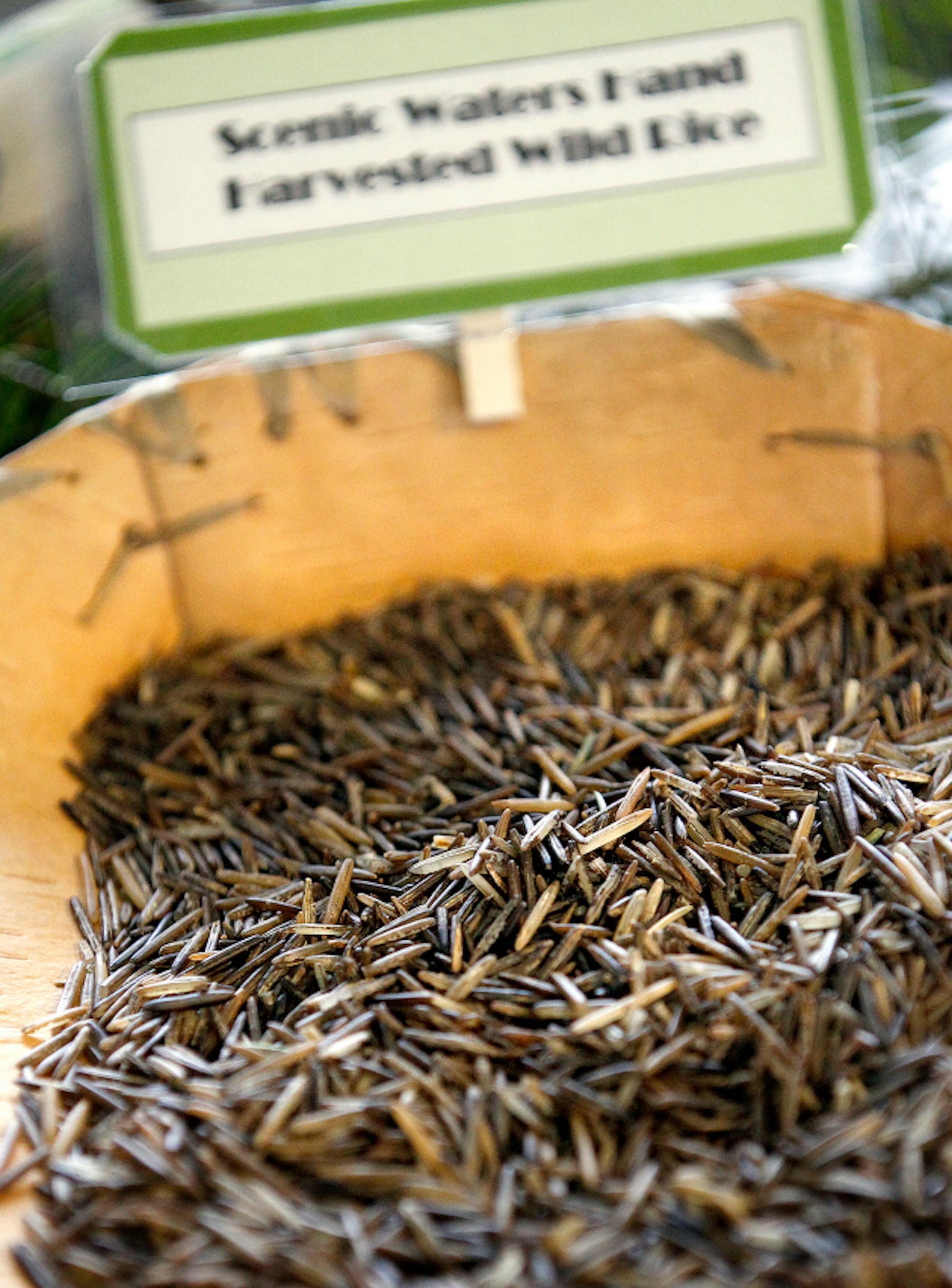 TOM WALLACE • twallace@startribune.com    Assignments #20017703A_ April 30, 2011_ SLUG: market0505_ Cover story is an intro to the farmers market season -- will be called Season Opener. _ IN THIS PHOTO:] Wild rice from northern Minnesota, Scenic Waters Wild Rice: Julie Burns