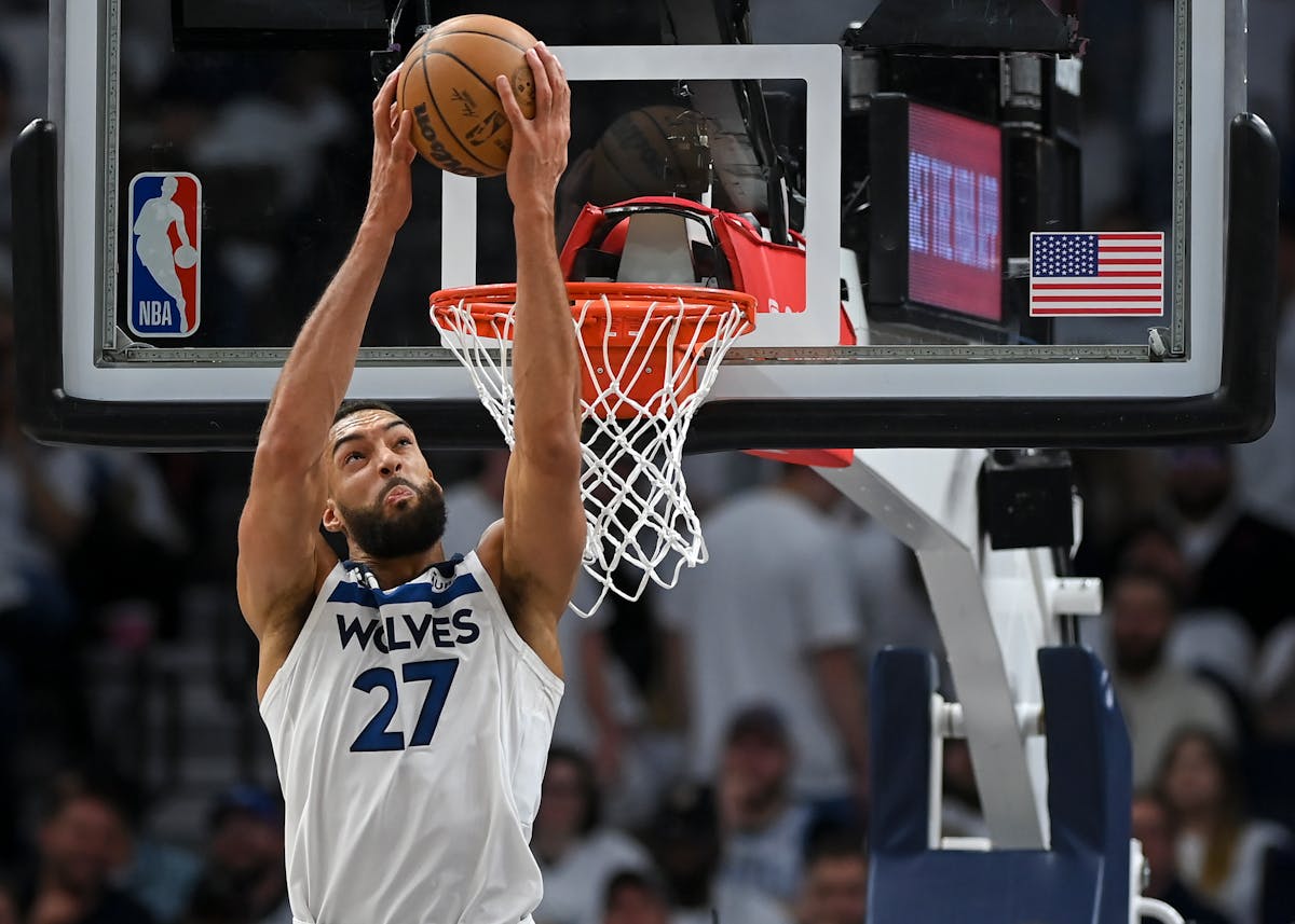 Rudy Gobert enters his second season with the Timberwolves. 